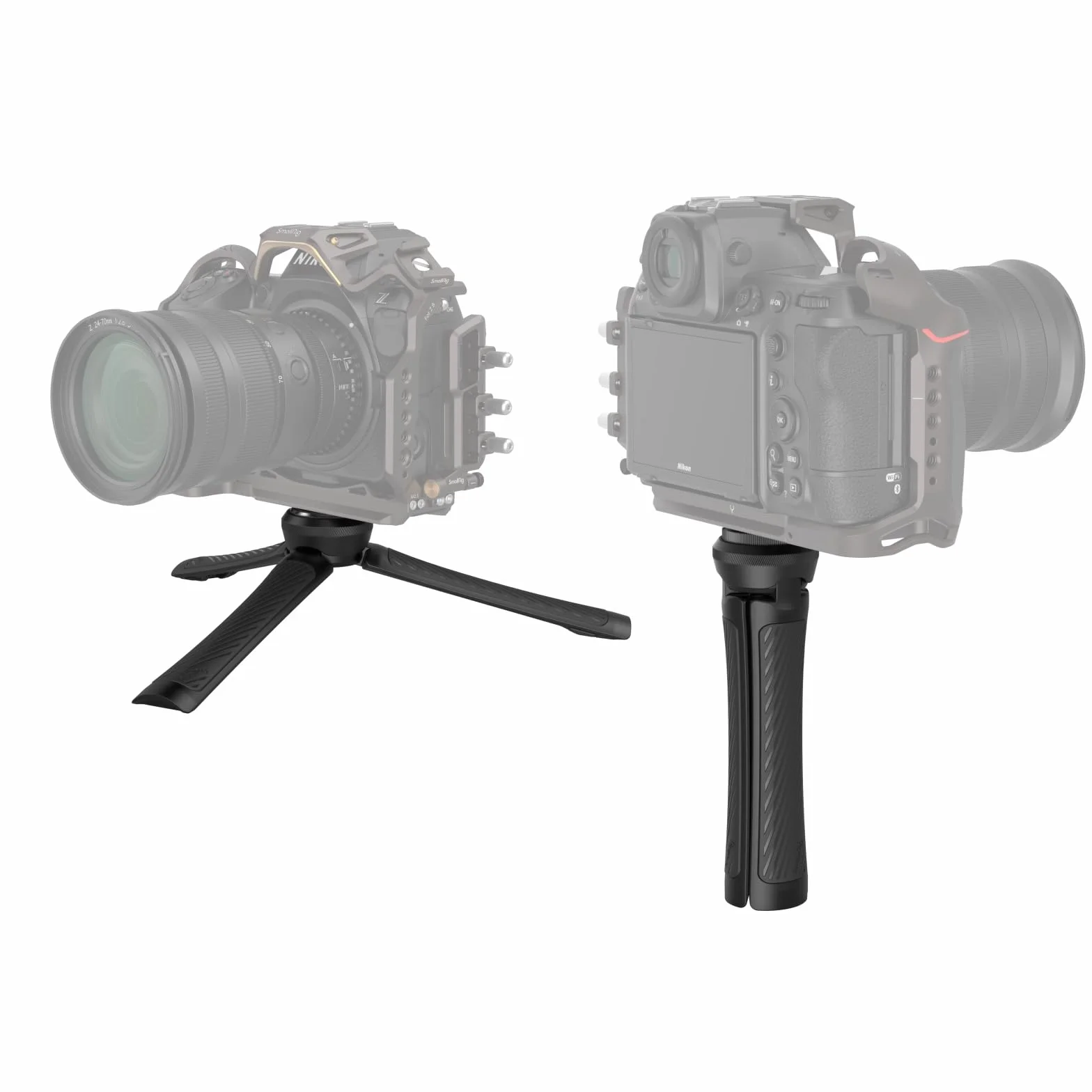 SMALLRIG Mini Quick Release Tripod Statyw Mini z Szybkozłączką, Uniwersalnie Kompatybilny z Mocowaniem śrubowym 1/4"-20 do Stabilizatorów, Kamery, Klatki - 4117