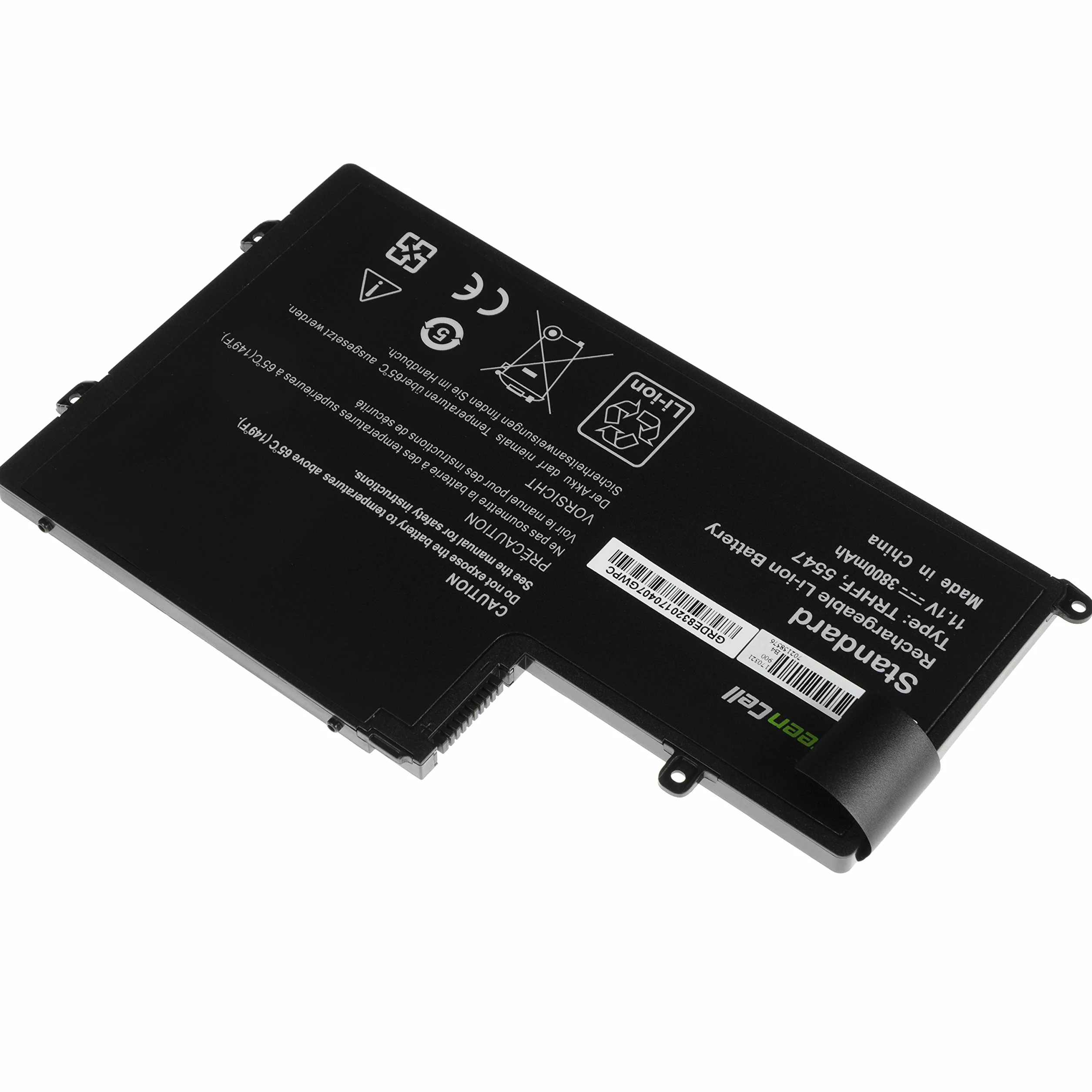 Green Cell Bateria TRHFF do Dell Inspiron 14 5442 5443 5445 5447 15 5542 5543 5545 5547 5548 5557 Latitude 3450 3550 (3400mAh 11.1V Czarna)