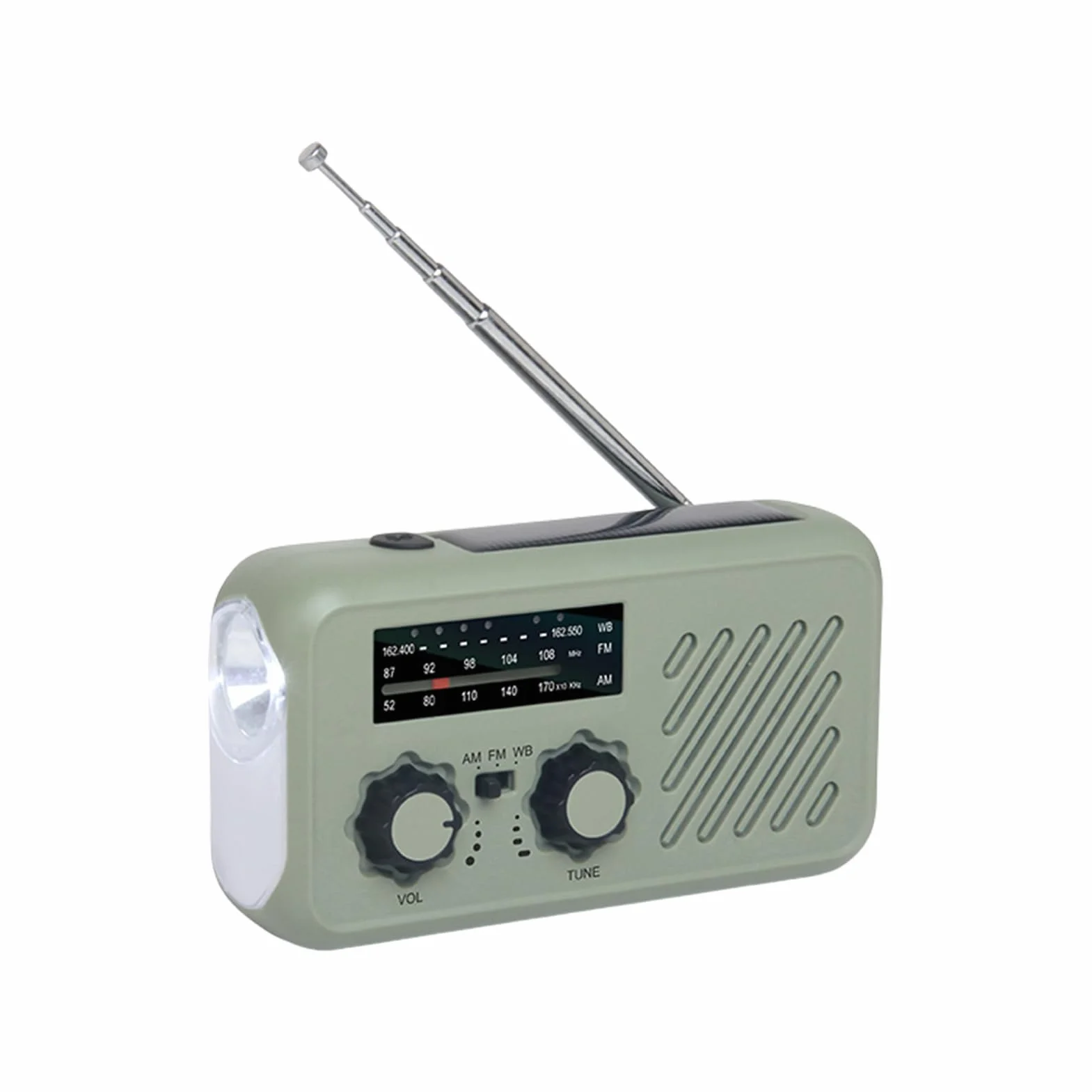 BuyWeek Radio, radio Bluetooth AM FM SW z możliwością ładowania, przenośne radio awaryjne z USB
