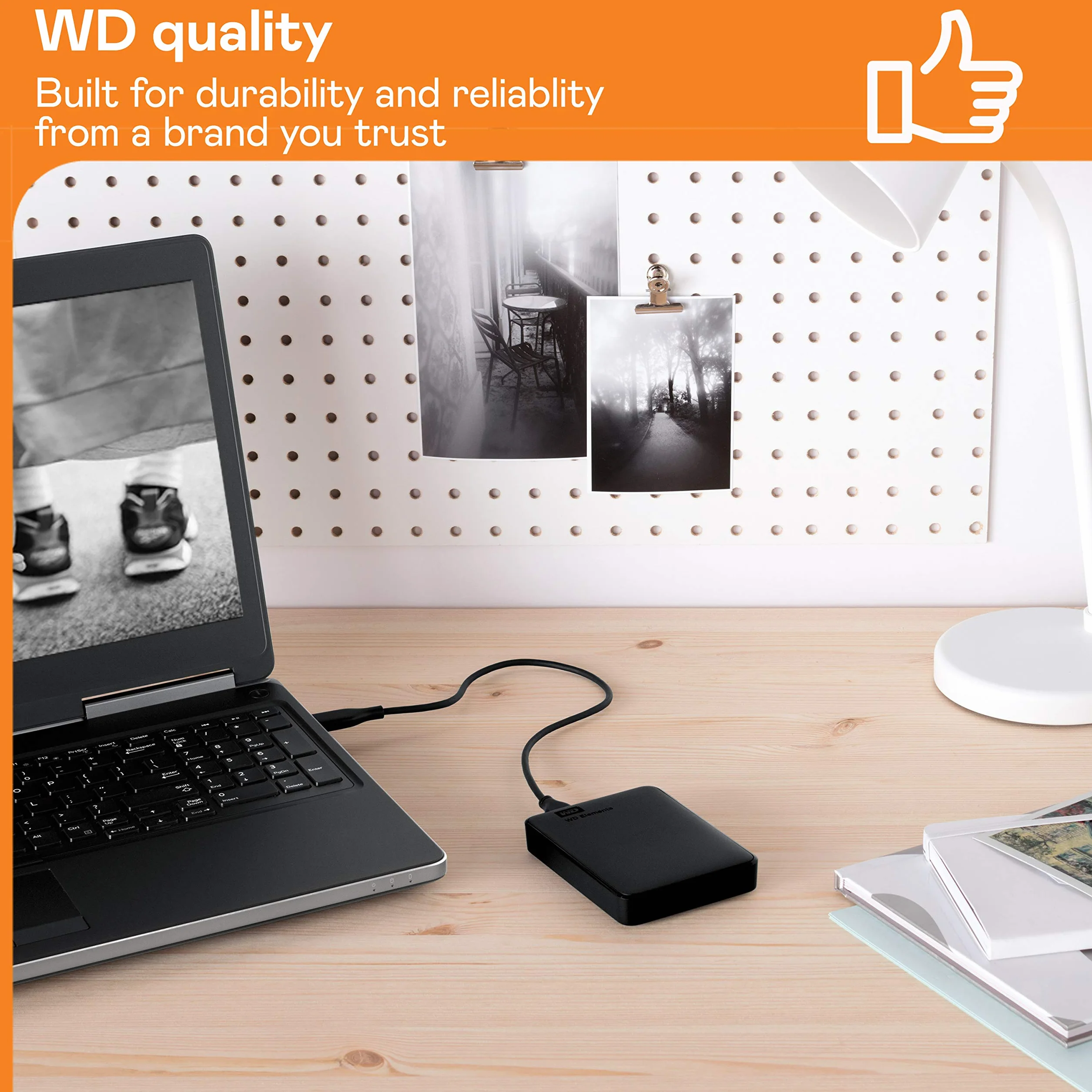 WD 5TB Elements Portable External Hard Drive, USB 3.0 - WDBU6Y0050BBK-WESN (Renewed)
