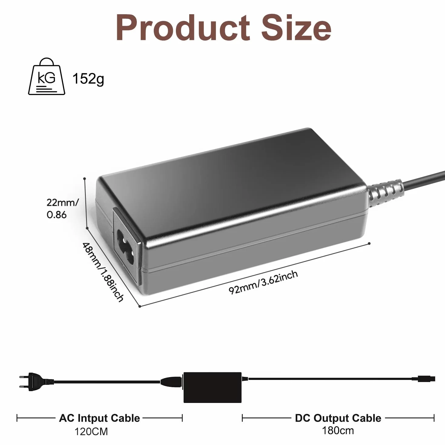 TAIFU 48 V Ubiquiti Networks zasilacz ładowarka do UniFi US-8-60W USW-Ultra-60W 8-portowy zarządzany Gigabit PoE Ethernet Switch UI.com US8-60W US860W US-860W DC48V 1.25A AC adapter kabel do ładowania