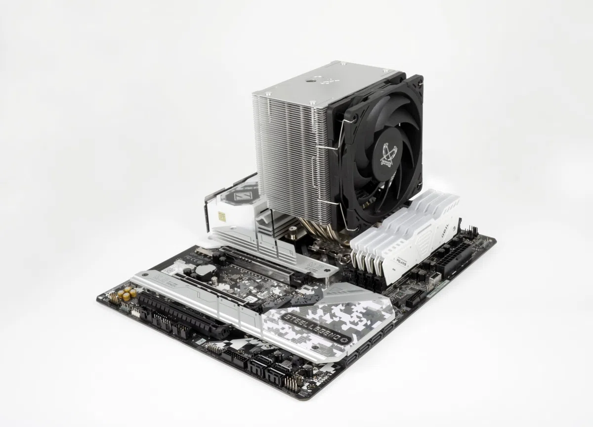 Scythe Mugen 6 CPU Air Cooler, Intel LGA1700, LGA1151, AMD AM5, AM4 Support,120mm, Single Tower, Aluminium Top Cover (Scythe Mugen 6)