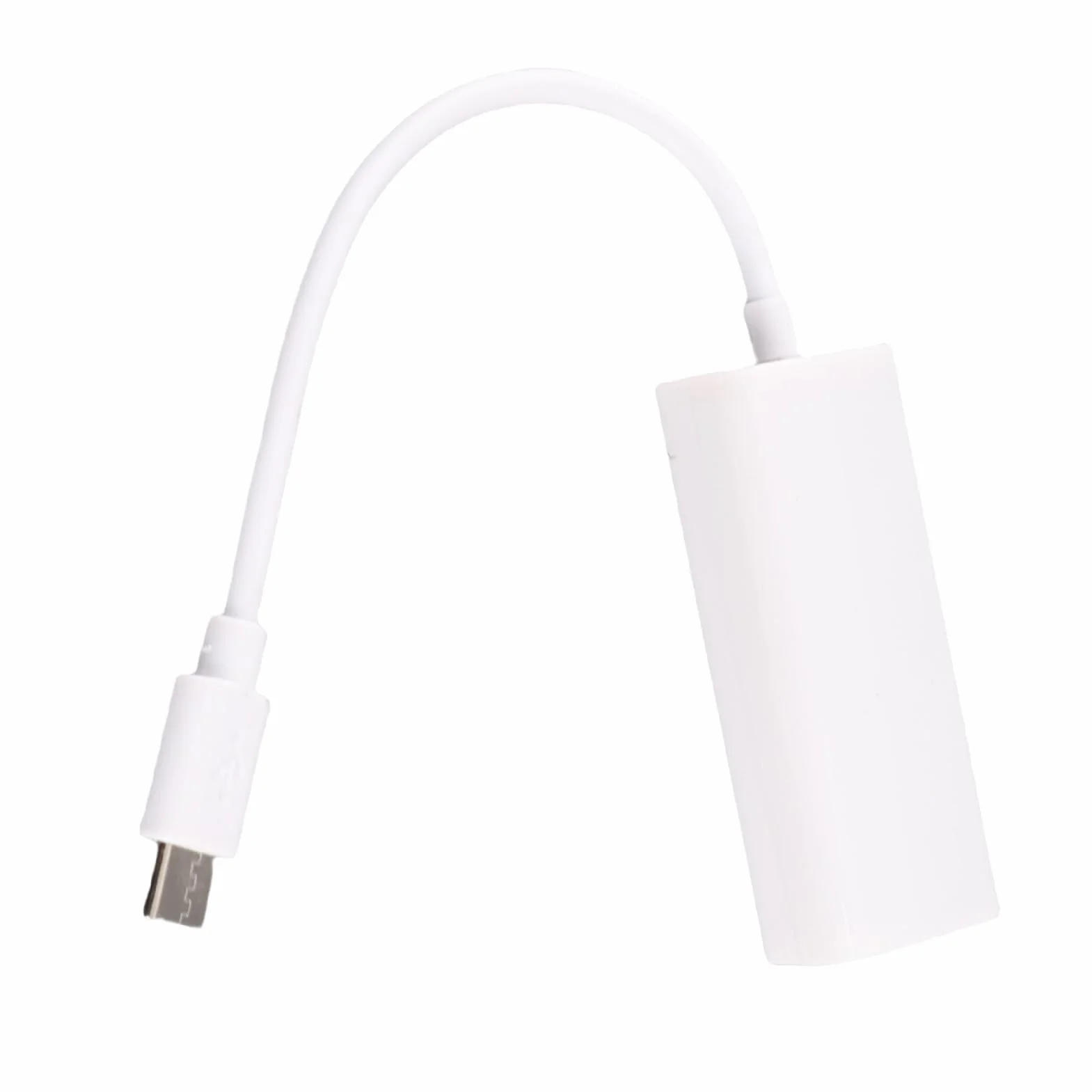 Konwerter Typu C na Rj45 Adapter Rj45 Typu C Biały Plastikowy Usb 3.1 Typ C na Rj45 100 Mb/S Ethernet Lan Adapter Sieciowy Konwerter do Laptopa Macbook Usb C
