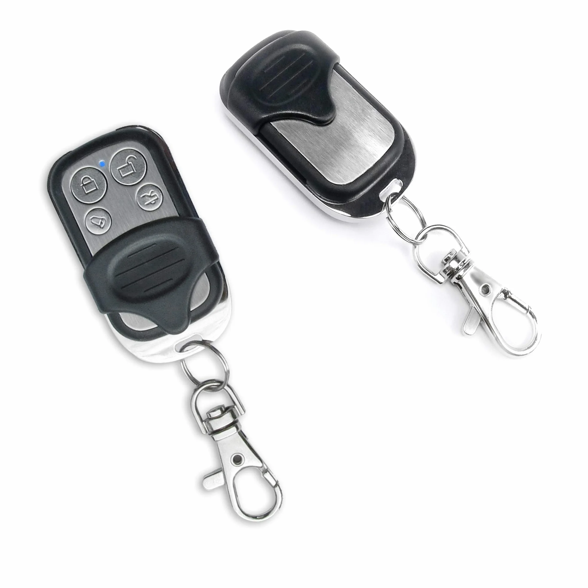 JOM Car Parts & Car Hifi GmbH 7105-1 Keyless Open, pilot zdalnego sterowania do oryginalnego zamka centralnego, uniwersalny, z 2 mini nadajnikami radiowymi ze stali nierdzewnej