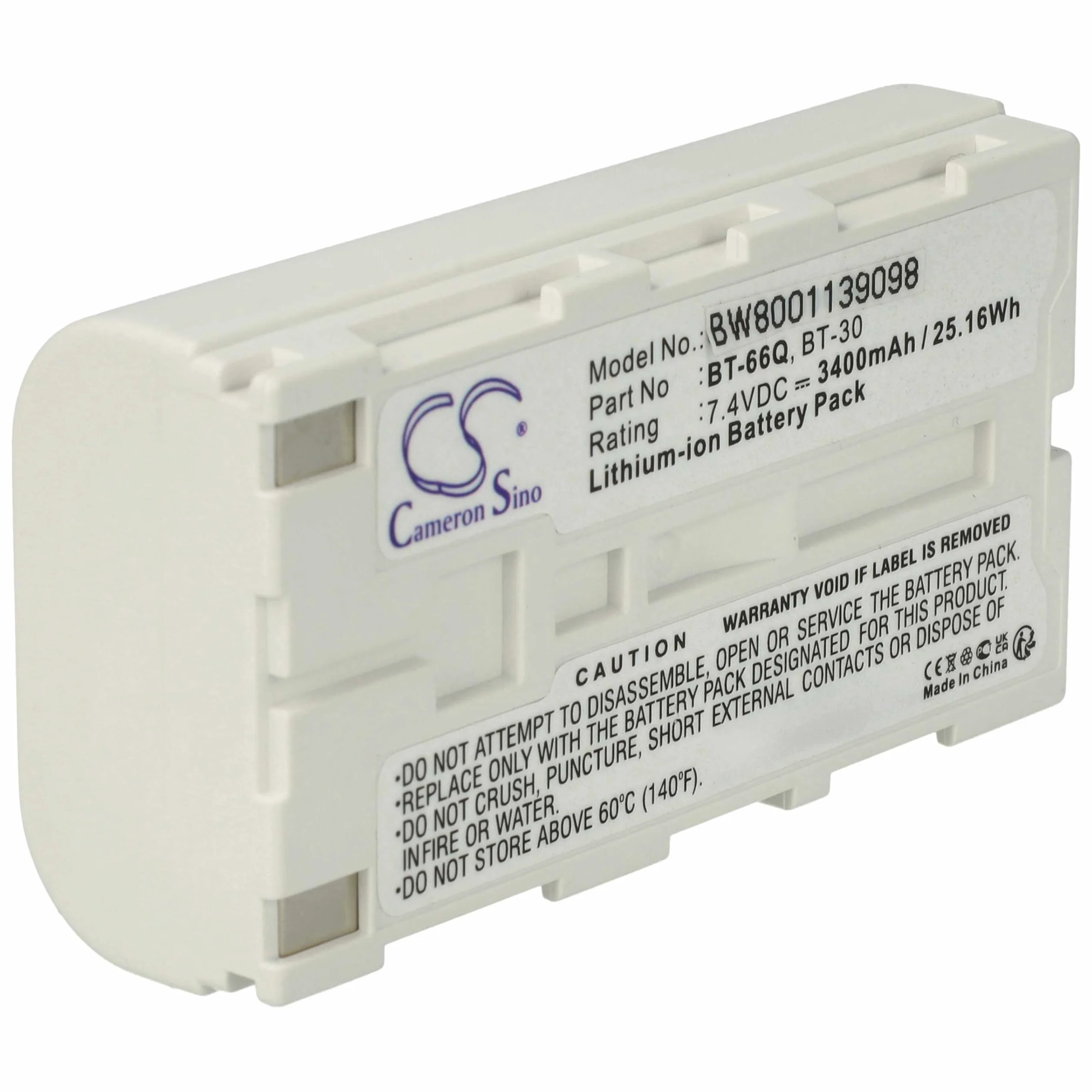 Akumulator litowo-jonowy 3400 mAh 7,4 V do Topcon GRS-1 BT-30 BT-62Q