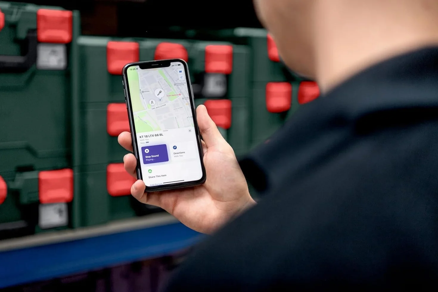 Metabo Tracker do iPhone'a/iPada, śledzenia narzędzi, IP67, kompatybilny z metaBOX i Apple CarPlay