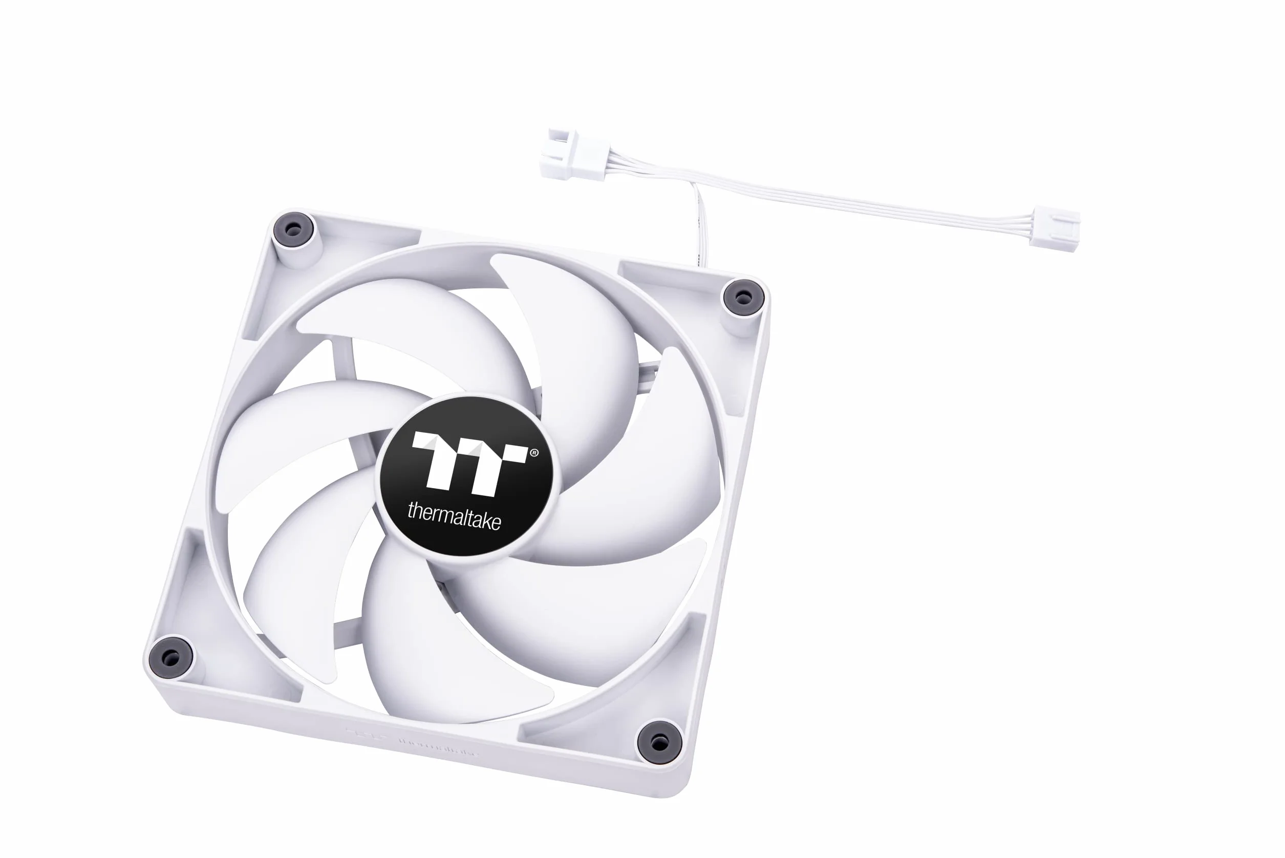 Thermaltake CT140 PC Cooling Fan White | 2 Pack