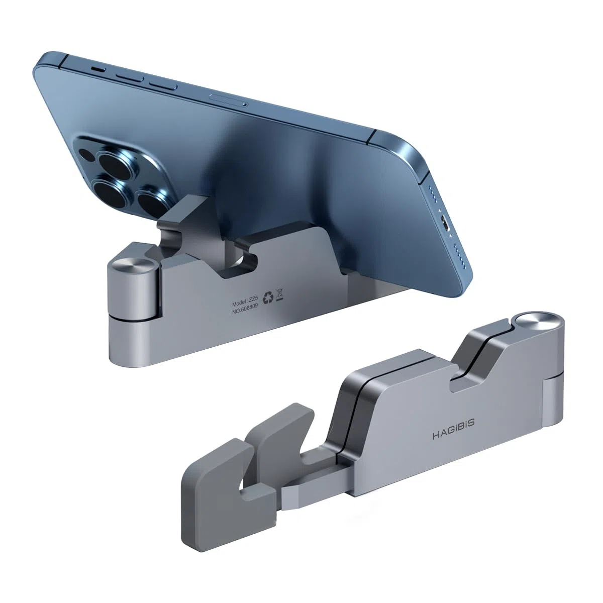 Aluminiowy uchwyt na telefon komórkowy Hagibis 4 w 1, otwieracz do butelek i puszek, linijka do iPhone 14, 13, 12, 11, Pro, Max, Samsung Galaxy