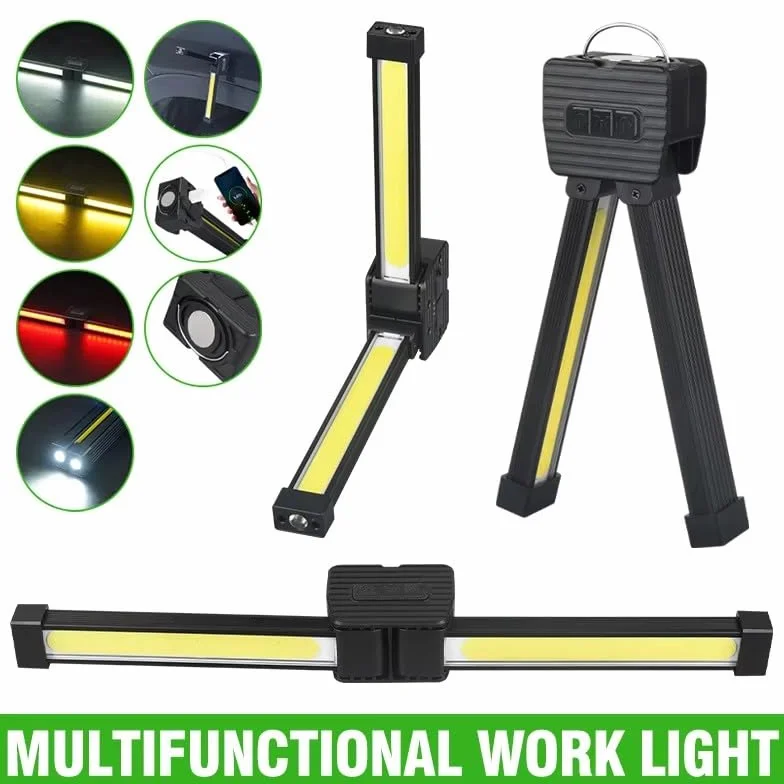 Lampa pozycyjna, lampa do studia fitness do pozowania, magnetyczna lampa pozycyjna, przenośna lampa do studia fitness z 7-stopniową funkcją ściemniania, 4 różnymi kolorami światła i funkcją składania
