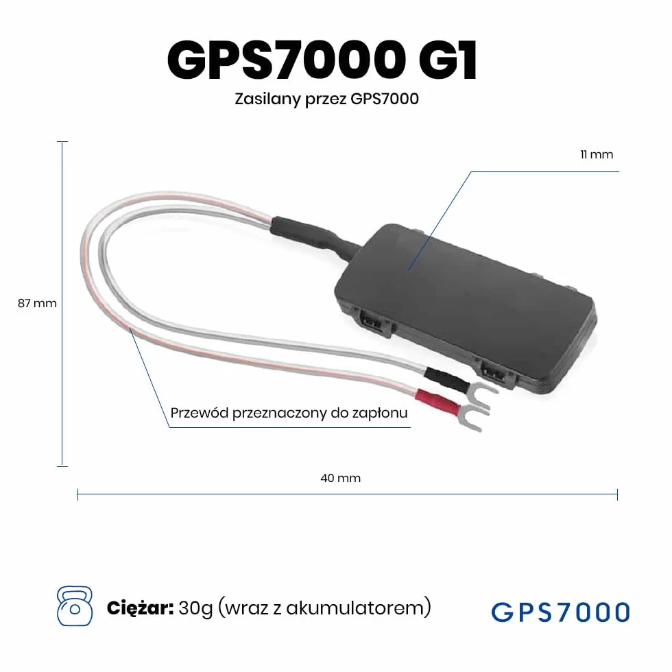 GPS7000-4G Ukryty lokalizator GPS do pojazdów | 30 dni usługi w cenie | Łatwa samodzielna instalacja | Po 30 dniach usługi w cenie możesz zdecydować się na subskrypcję | Brak ukrytych opłat