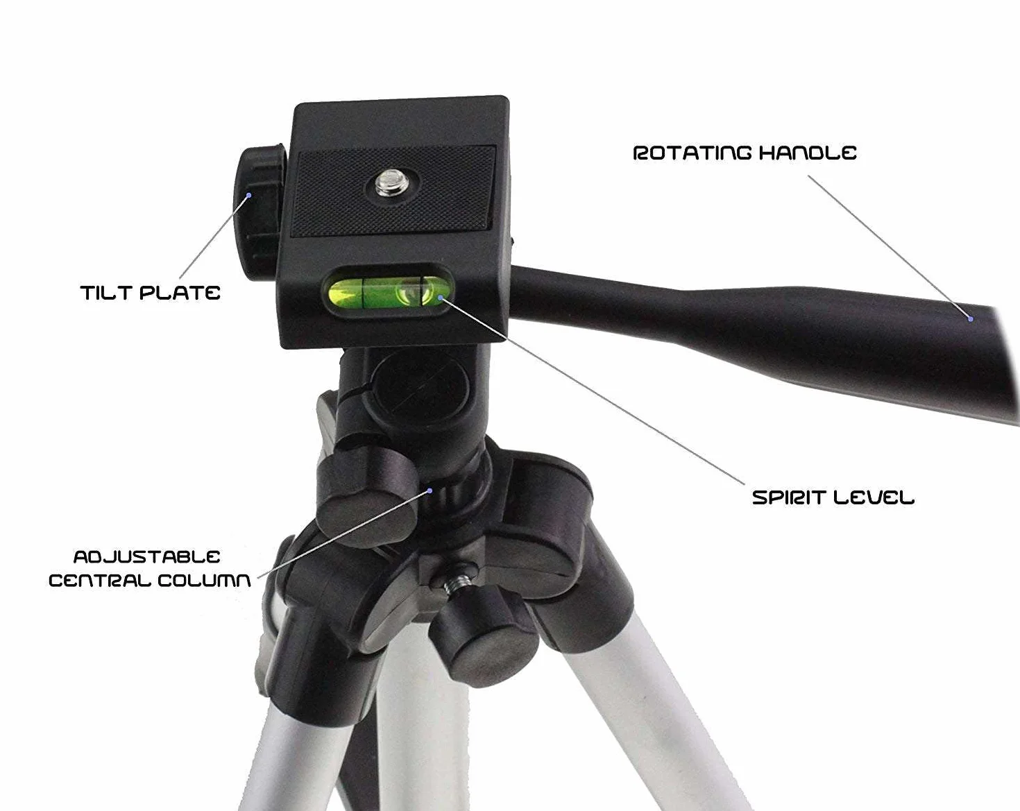 Navitech Lekki aluminiowy statyw kompatybilny z Fujifilm FinePix S8400W / Fujifilm FinePix S8200 / Fujifilm FinePix S6800