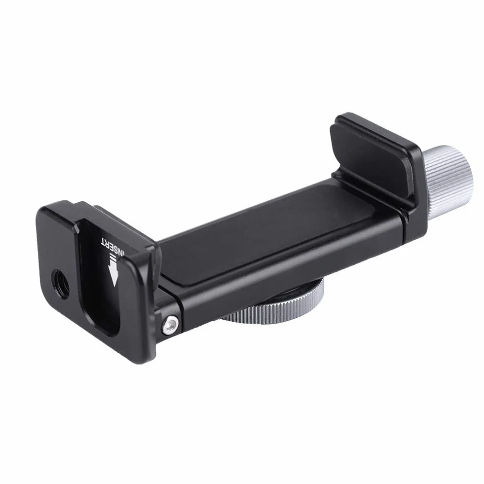 Adapter statywu do smartfona, uniwersalny stop aluminium, adapter do telefonów komórkowych z gniazdem jaskółczy ogon, adapter do uchwytu na telefon komórkowy