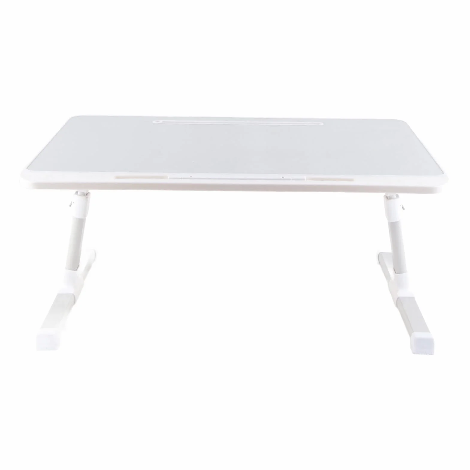 Regulowany, Składany Stolik Nocny na Laptopa ze Stopu Aluminium z Obrotowym Pulpitem, Przenośna Podstawka na Laptopa do Pisania, Pracy, Czytania w Pokoju Wieloosobowym, 23,6 X 15,7 Cala