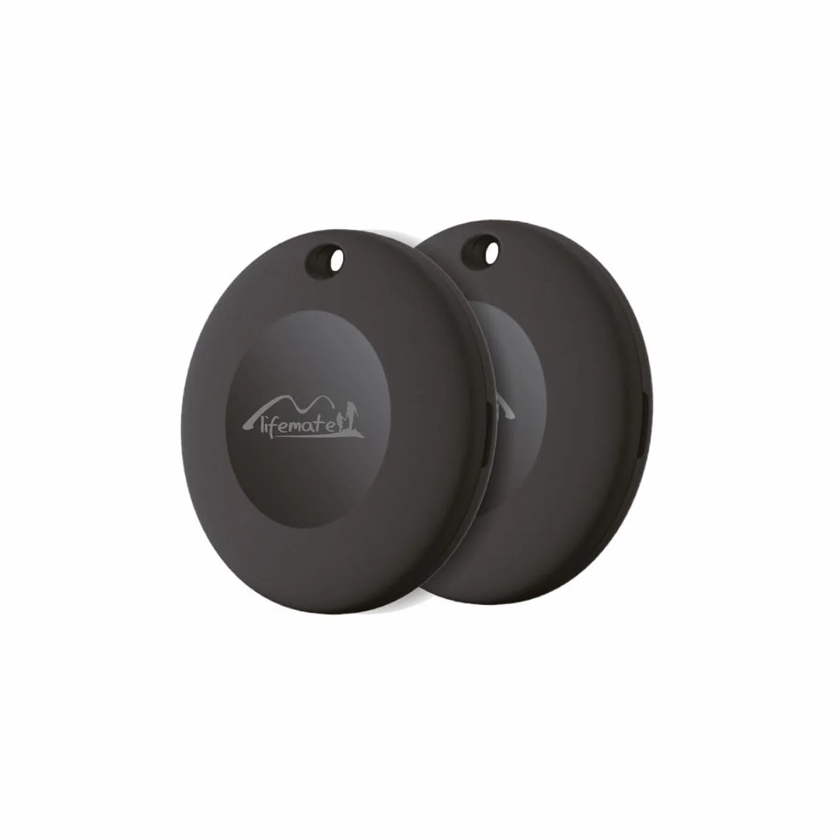 Lifemate Life Tag Android Smart Tag – Bluetooth lokalizator kluczy kompatybilny z Google Znajdź moje urządzenie (tylko Android), do bagażu/toreb/walizek/portfela, 2 sztuki