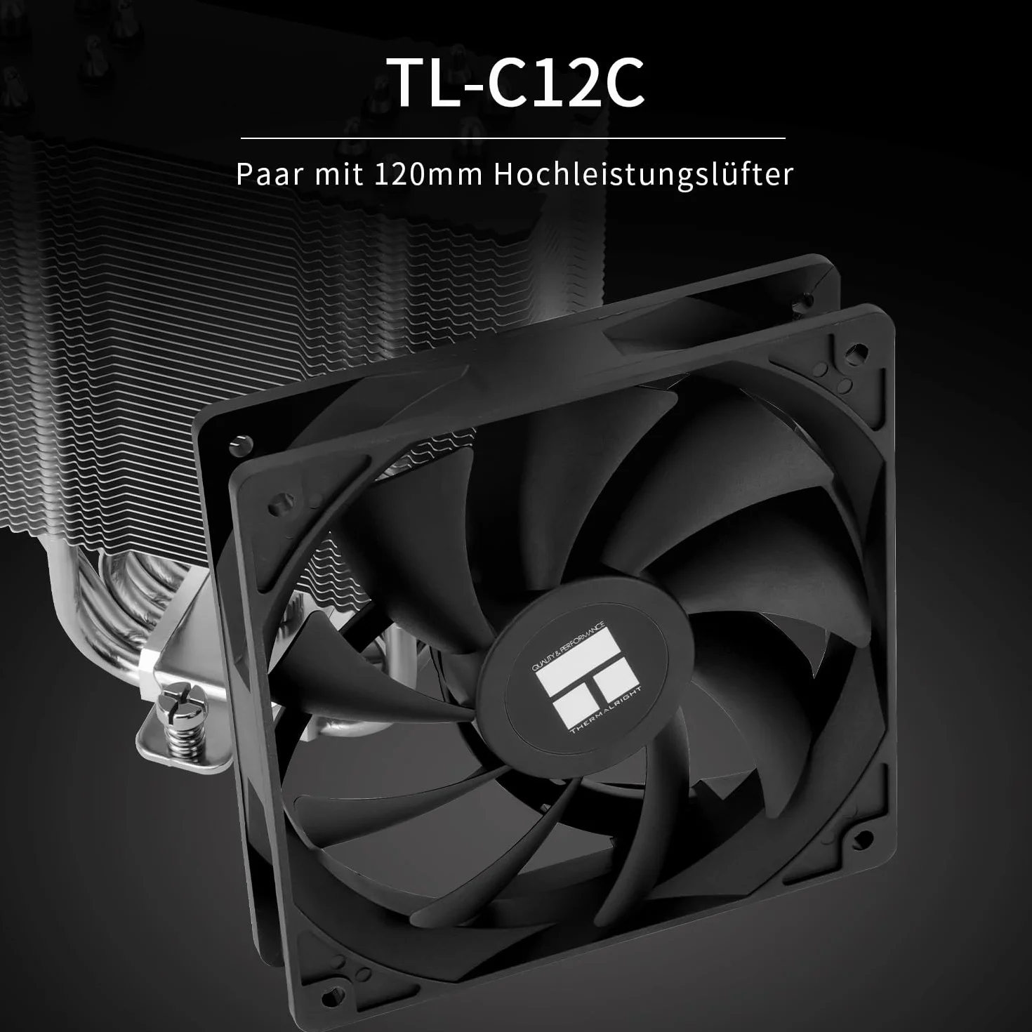 Thermalright Burst Assassin 120 SE CPU chłodnica powietrza, 6 rur cieplnych, TL-C12C PWM, 1550 RPM, AM4/AM5/Intel LGA1851/1700/1150/1200