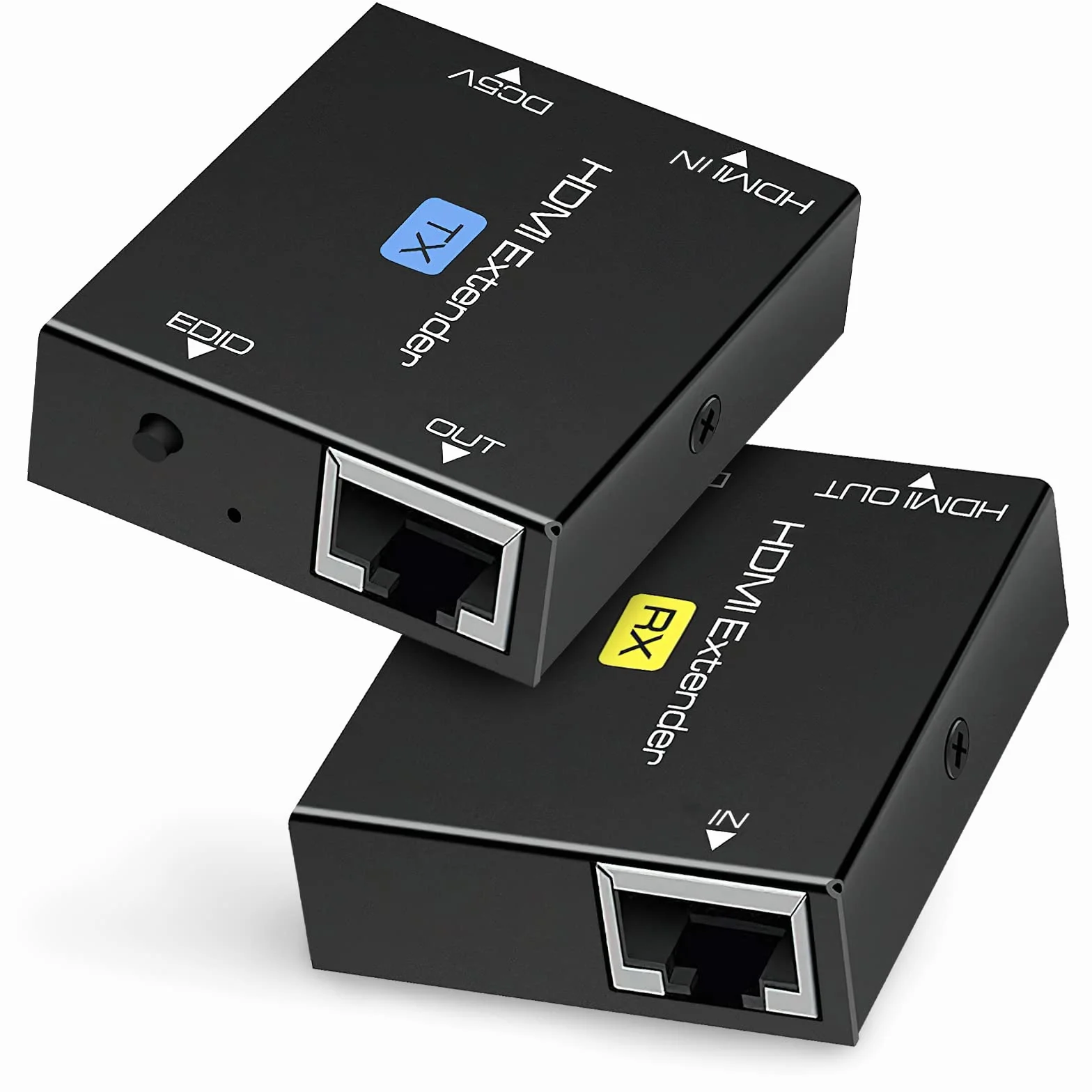 HDMI Extender 200ft Cat5e/6/7 Nadajnik Odbiornik 1080p 3D HDCP EDID POC