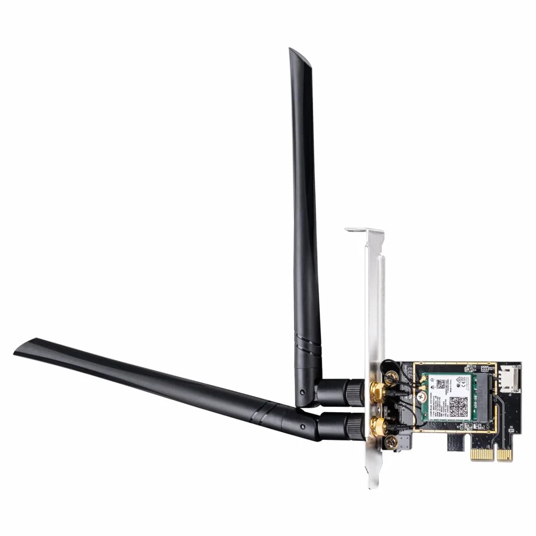 Cudy WE3000 AX 3000 Mbps bezprzewodowa karta WiFi 6 PCIe Bluetooth 5.0 802.11ax czarny