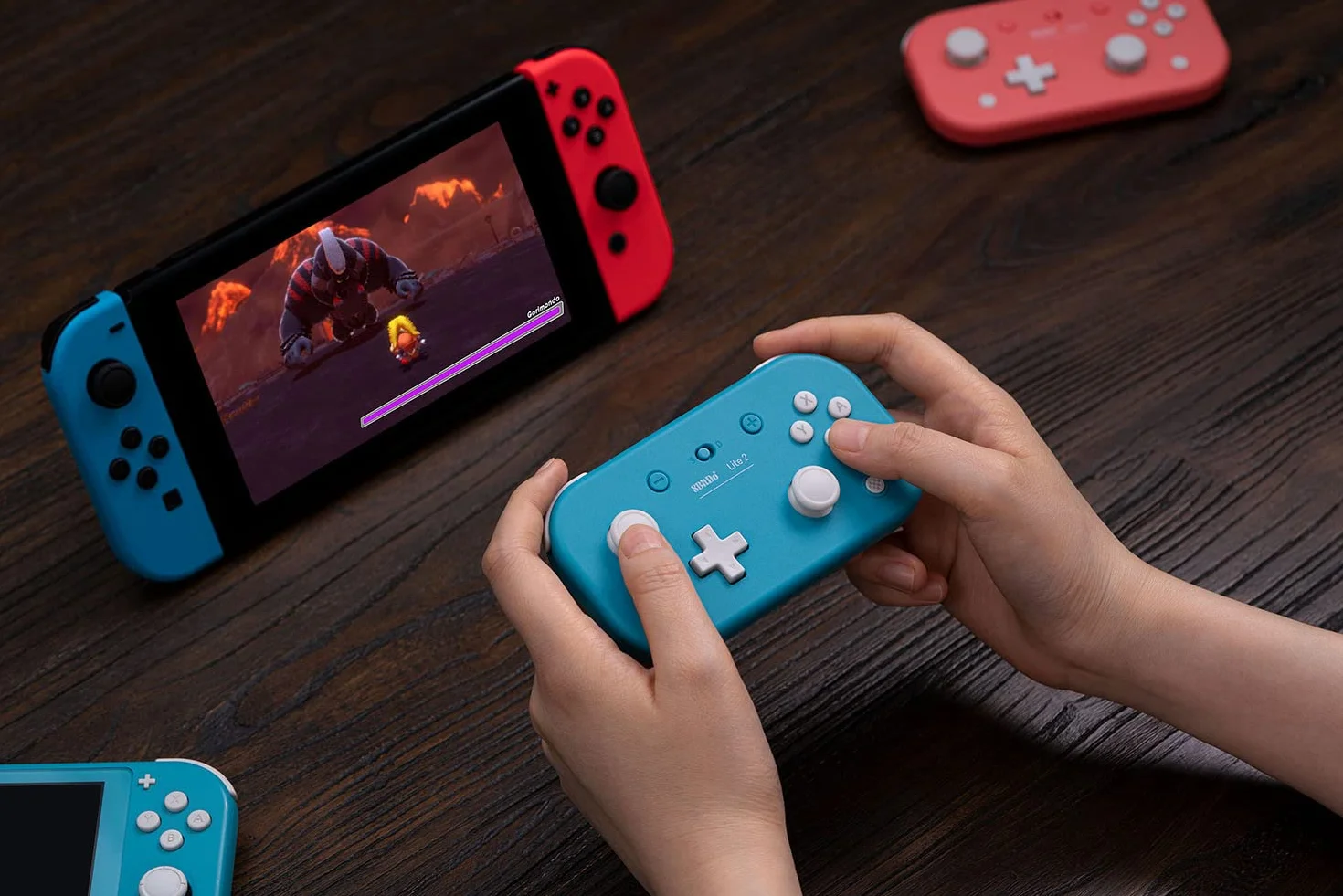 8Bitdo GAMEPAD LITE 2, RET00298 Przełącznik PC ANDROID, wielobarwny