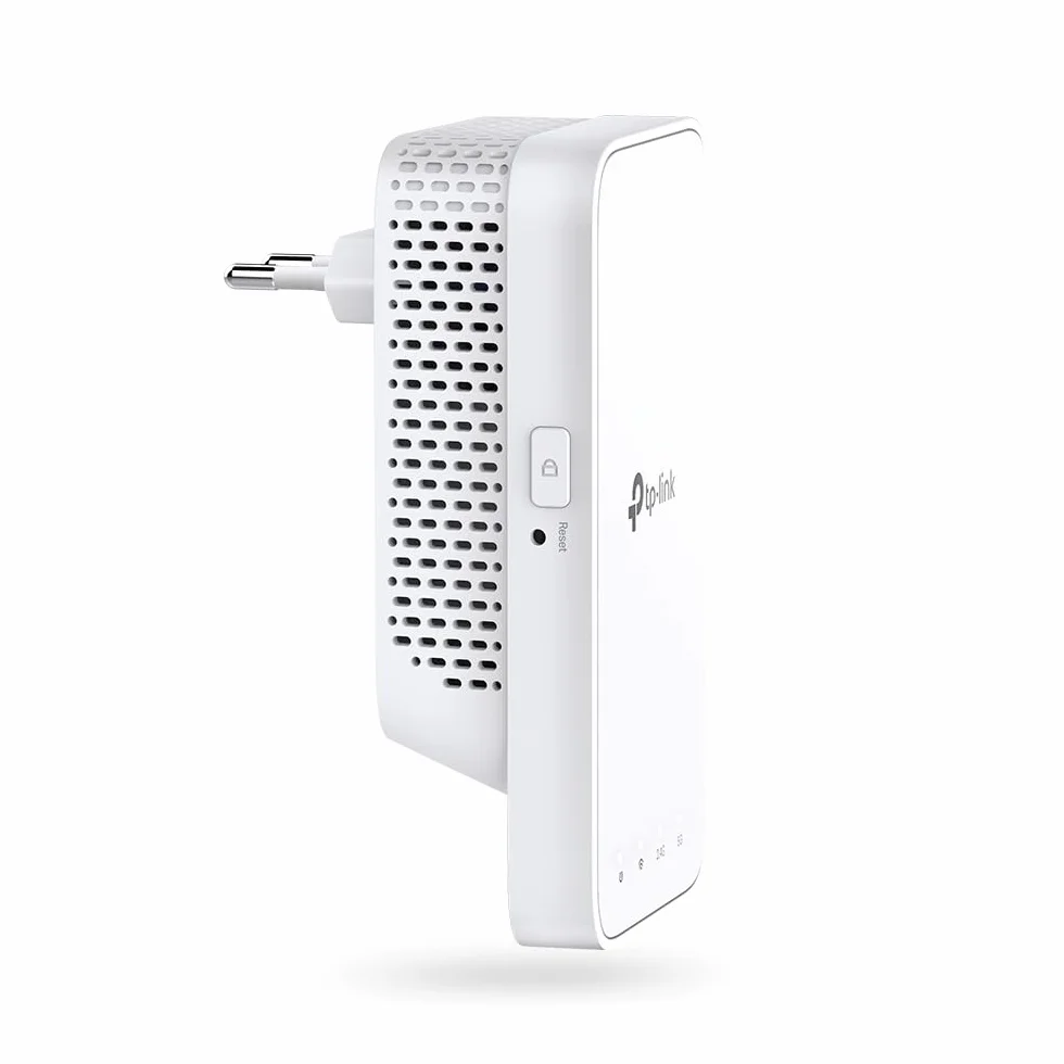 TP-Link Wzmacniacz RE330 WLAN AC1200 (867 Mb/s 5 GHz + 300 Mbps 2,4 GHz, wzmacniacz WiFi, sterowanie aplikacją, wskaźnik siły sygnału, kompatybilny ze wszystkimi urządzeniami WLAN, tryb AP)
