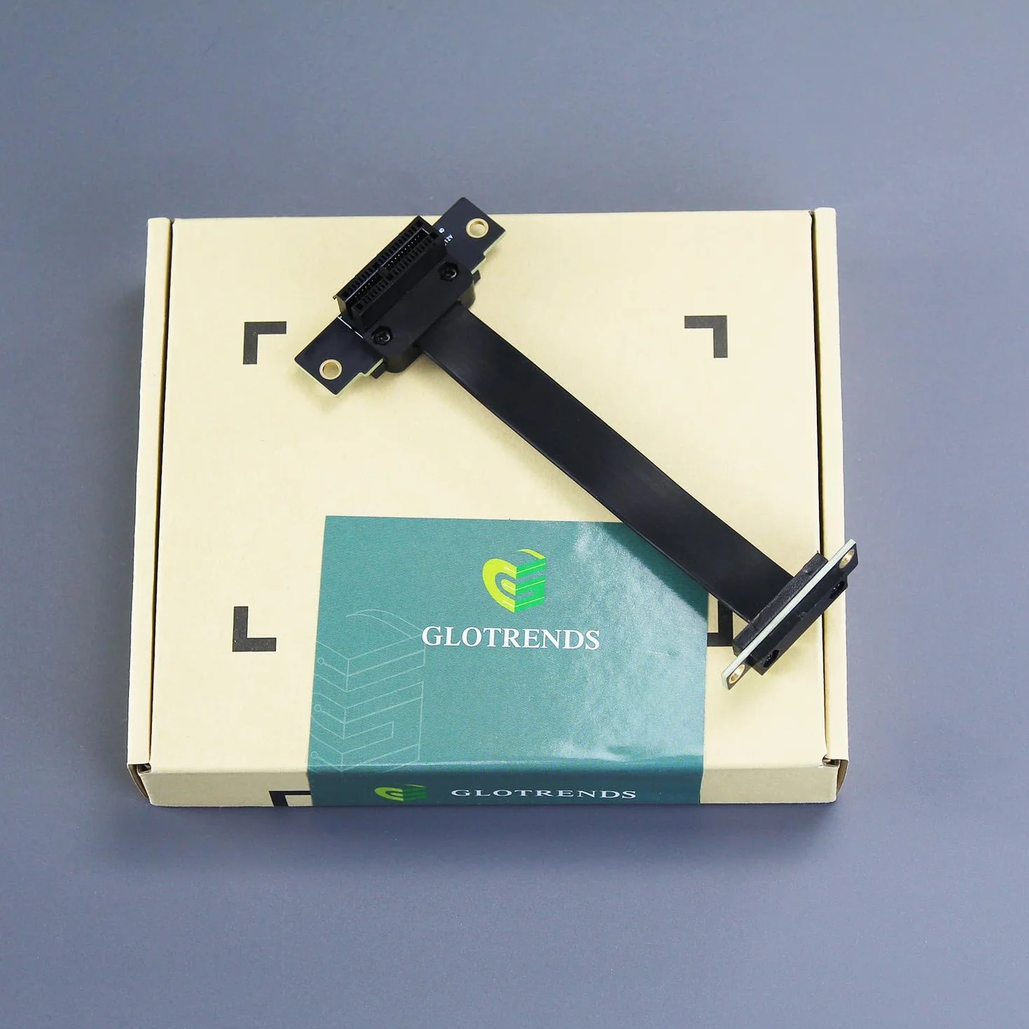 GLOTRENDS 100mm PCIe 3.0 X1 Riser Kabel dla kart M.2