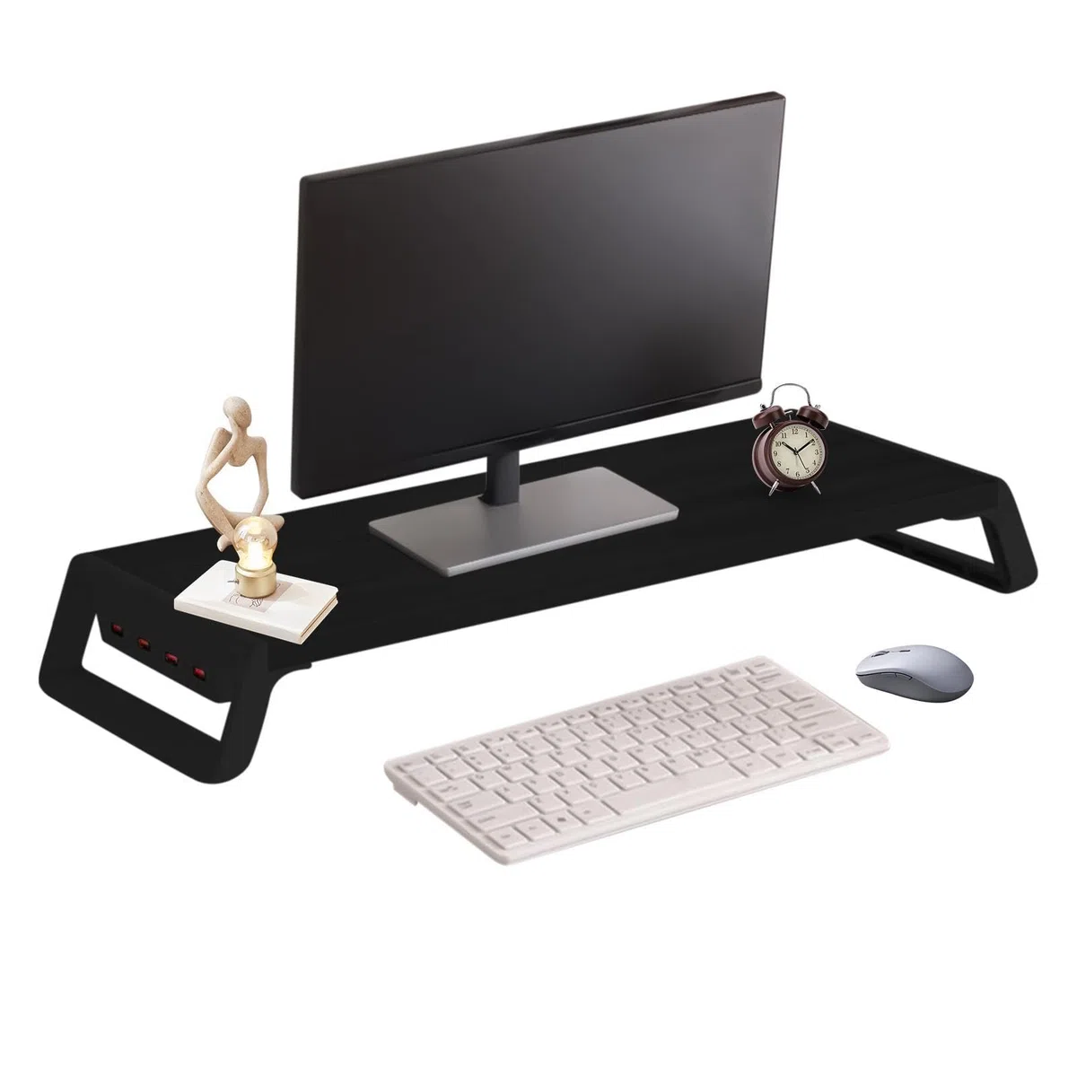 Stojak stó?, organizer monitor, organizer biurko do biura | Do drewnianego monitora PC, do domowego biura mieszkania, akademika internetowego | drewniana podwyższająca półka pod monitor PC Do Biura, Szkoły, Mieszkania, Akademika, Nauki, Dormitorium, Kawia