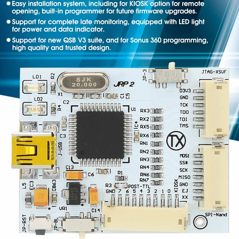 TX JR Programmer V2 Zestaw Narzędzi do Naprawy Płyty Głównej Konsoli do Gier