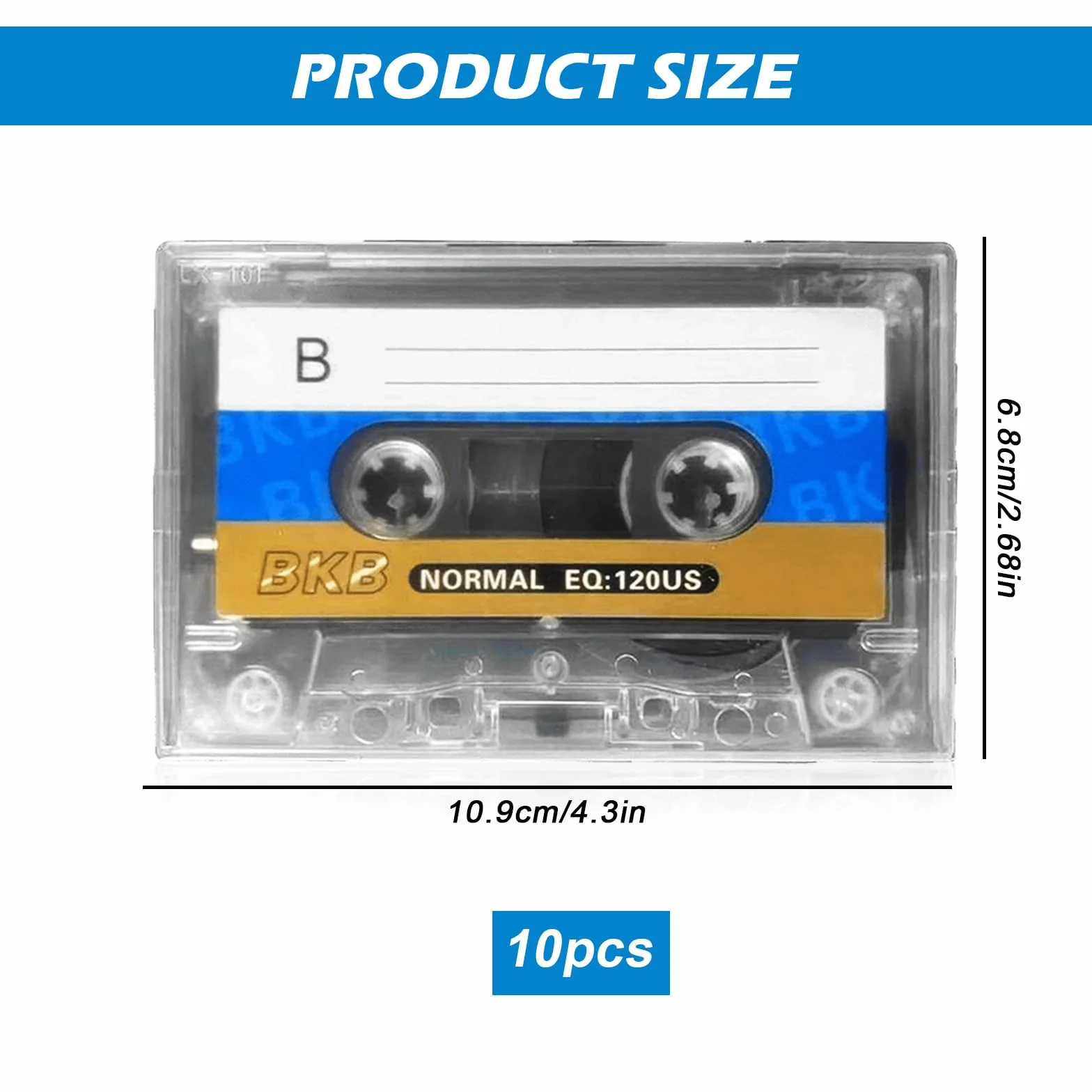 Kasety audio 90 min Empty Cassette Tapes puste kasety do muzycznych nagrań z redukcją szumów