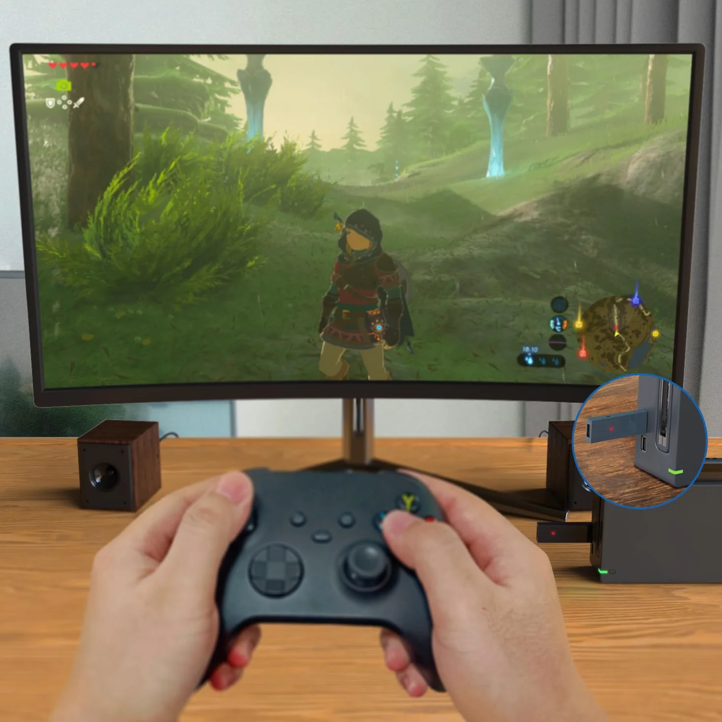 MAYFLASH Magic NS 2 Bezprzewodowy adapter Bluetooth USB do przełącznika/przełącznika OLED, Windows, Raspberry Pi, kompatybilny z kontrolerem Xbox Series X i S, kontrolerem Bluetooth Xbox One, kontrolerem PS5 i nie tylko