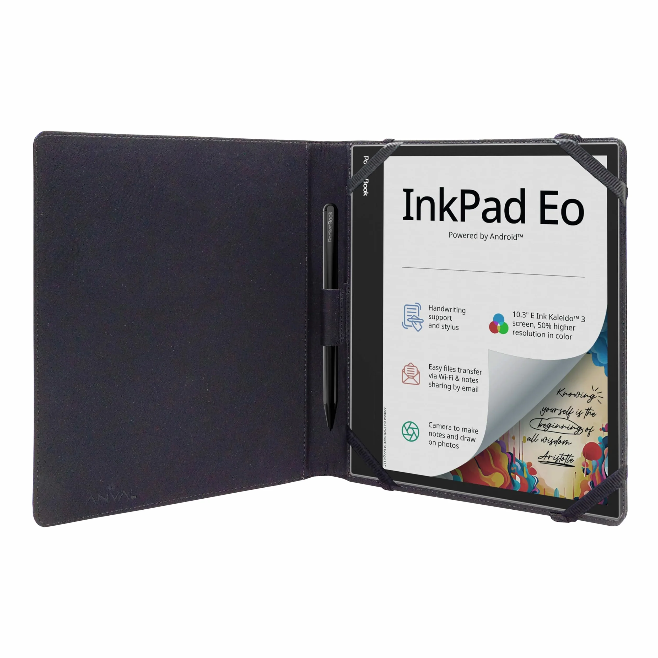 Etui na EBOOK Pocketbook InkPad Eo - ereader - kompatybilne etui na eBook (czarny)