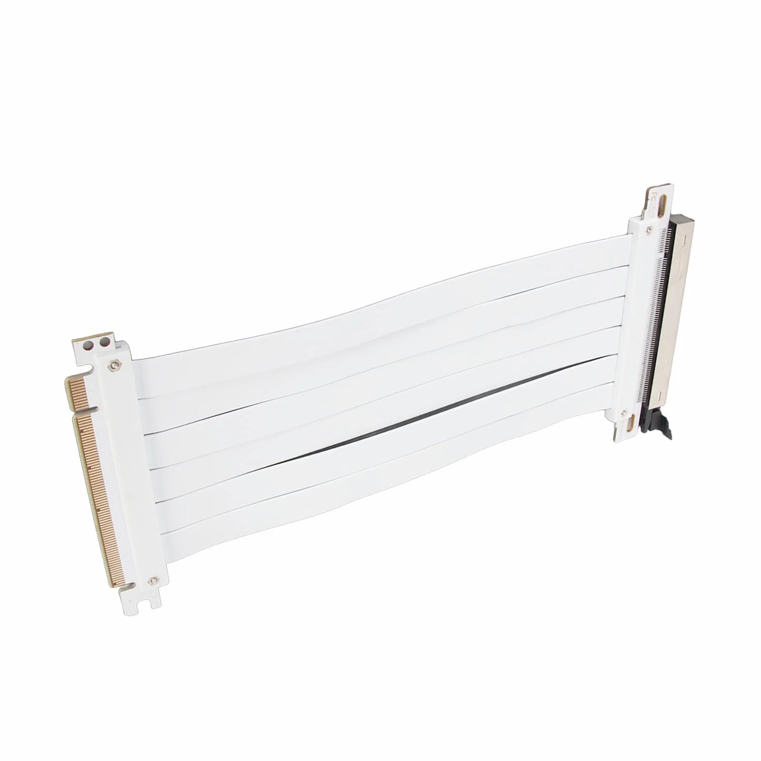 Przedłużacz PCIE X16, Kabla Riser Ekranowany Elastyczny, Przedłużacz PCIE 180 Stopni, Karta Graficzna Konstrukcja PCB, dla Komputerów Gaming i PC Build