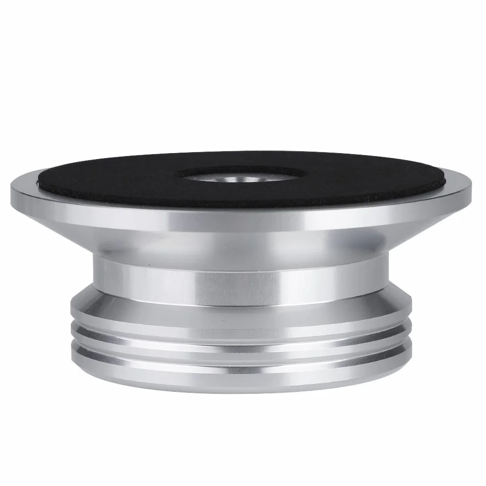 Gramofony winylowe LP Stabilizator płyty, aluminium 120g Zacisk do rekordów Gramofon Gramofon do gramofonu, czarny