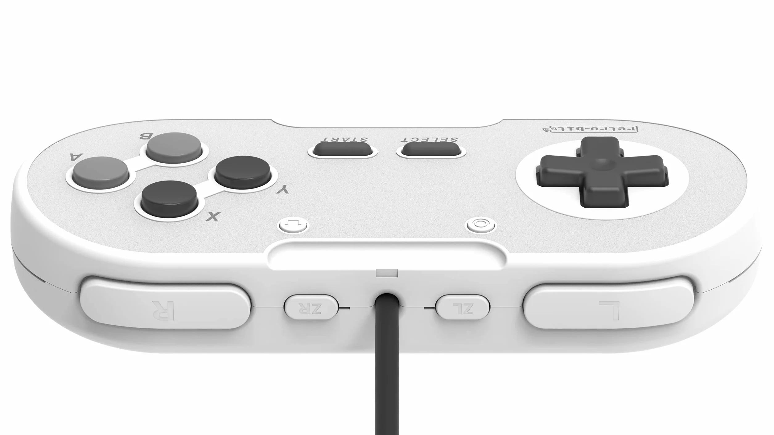 Retro-Bit Legacy 16 Przewodowy kontroler USB do przełącznika, PC, MacOS, RetroPie, Raspberry Pi - Grey - - Nintendo Switch