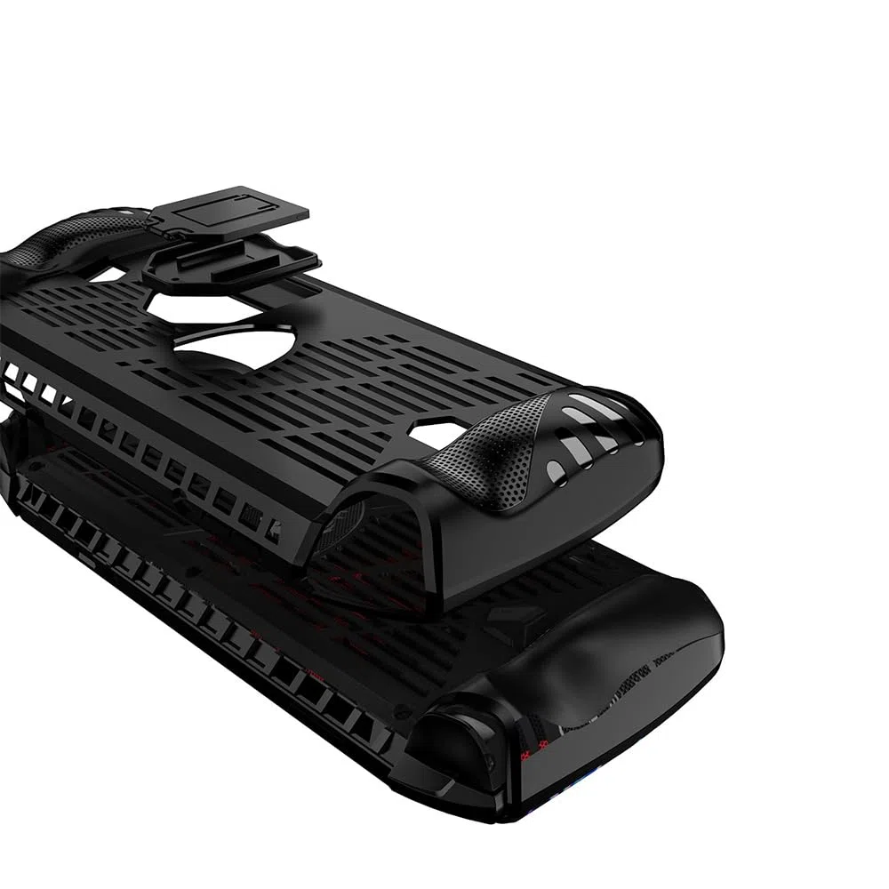 Etui na MSI Claw, Ultracienkie Miękkie TPU Etui z Podpórką, Shockproof Ochronne Etui Kickstand Case dla MSI Claw-Czarny