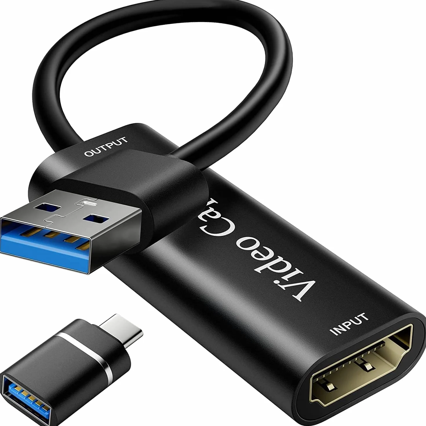 VIXLW Karta przechwytująca 4K HDMI na USB, urządzenie do przechwytywania wideo, rejestrator wideo HD 1080P, strumieniowanie kart przechwytywania gier, nagrywanie, granie, nadawanie, nauczanie