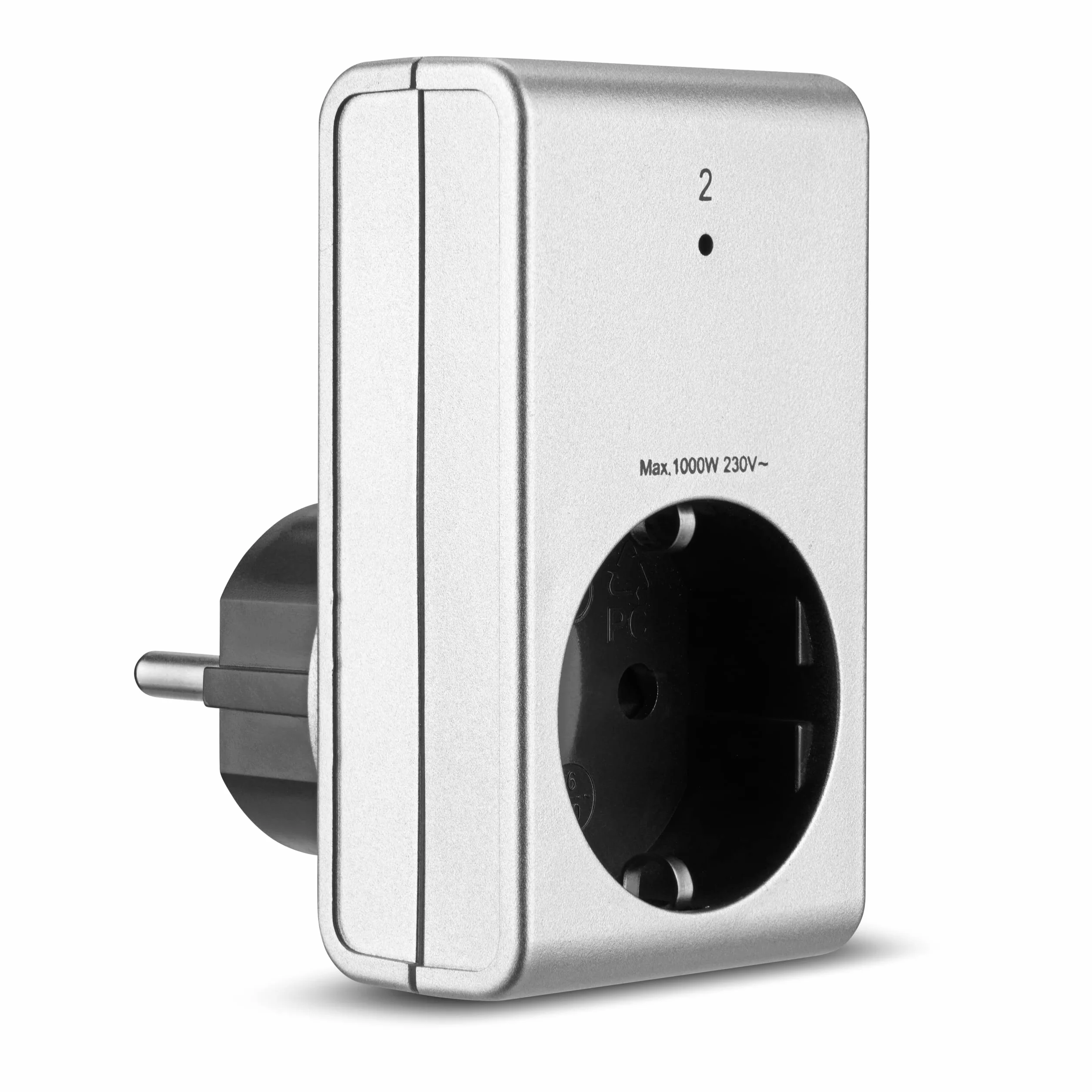 REV 3 gniazda radiowe pilot zdalnego sterowania 1000 W 25 m srebrny