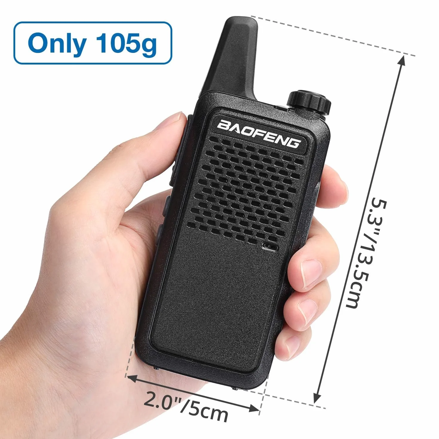 Baofeng GT-22 Krótkofalówka PMR 446 16 kanałów Zestaw 2 sztuki