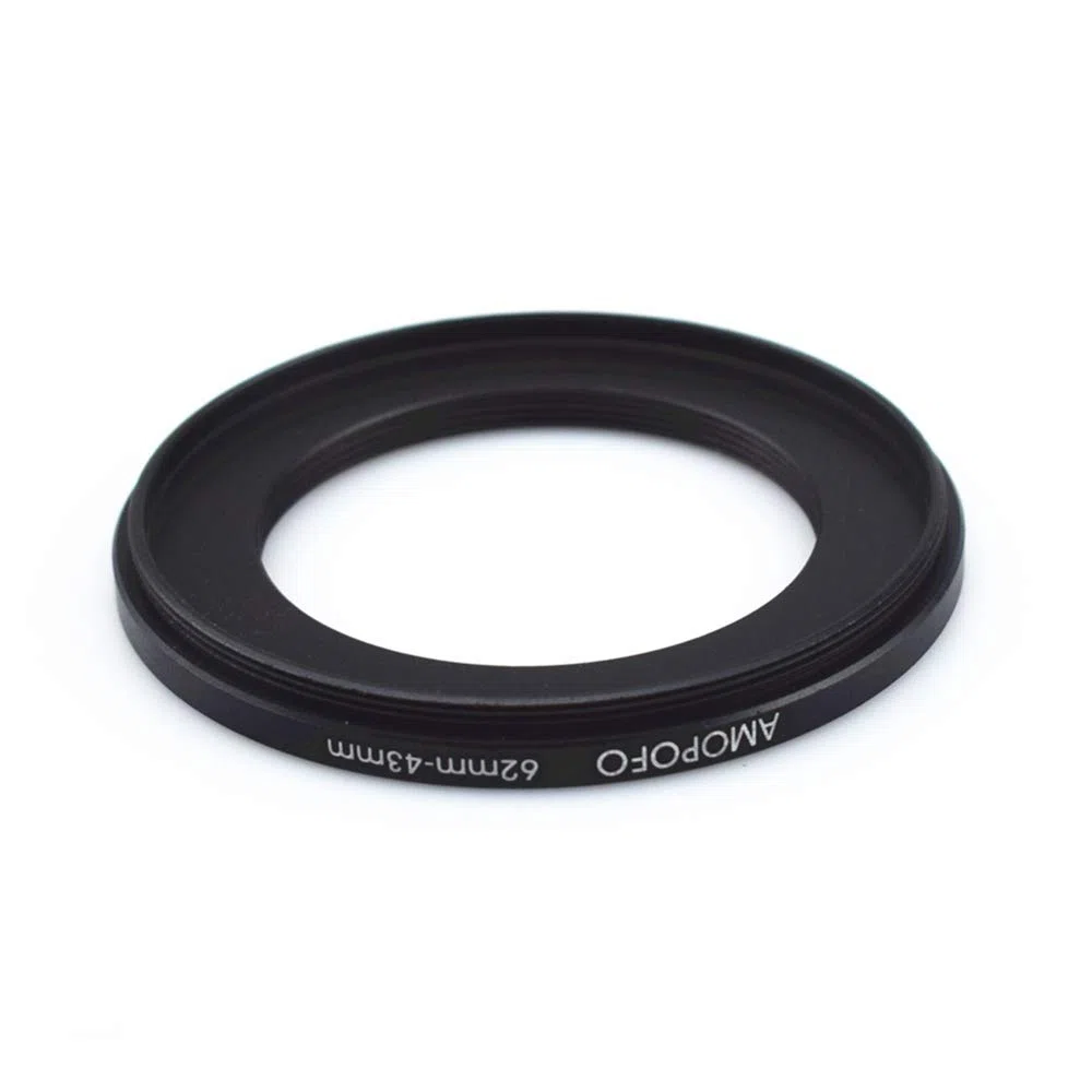 62 mm-43 mm pierścienie krokowe adapter filtra pierścień, 62 mm do 43 mm filtr pierścień adapterowy do obiektywu aparatu z gwintem filtra 62 mm na pierścień filtrujący 43 mm