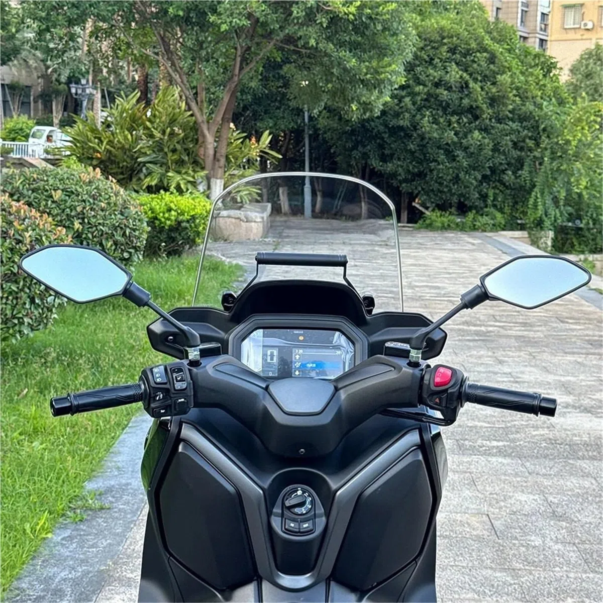 Uchwyt do nawigacji GPS Pasuje do Yamaha X-MAX 300 MAX 300 Tech 2025 Uchwyt na telefon do nawigacji GPS Uchwyt na telefon do nawigacji GPS