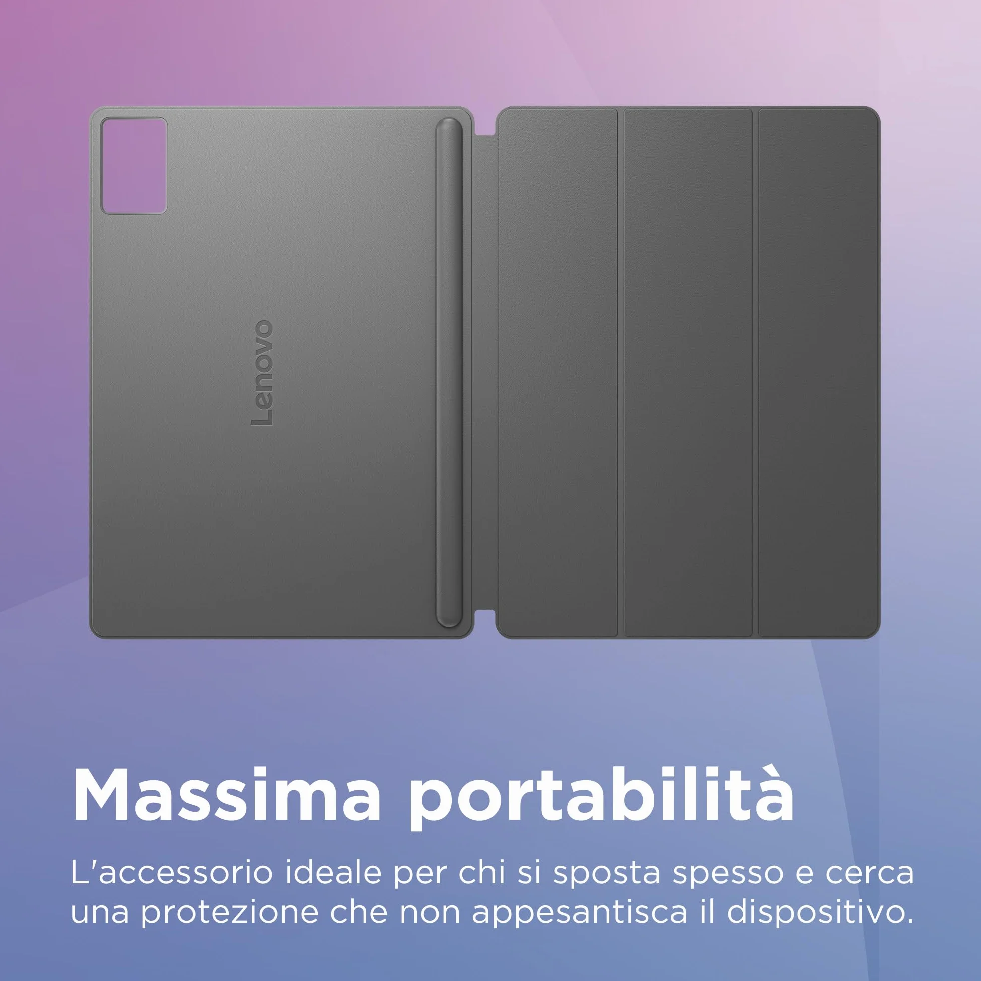 Lenovo Folio etui do Idea Tab Plus Luna szary