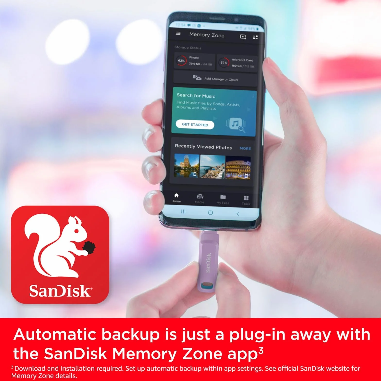 SanDisk 128 GB Ultra Dual Drive Go USB C Flash Drive 400 MB/s