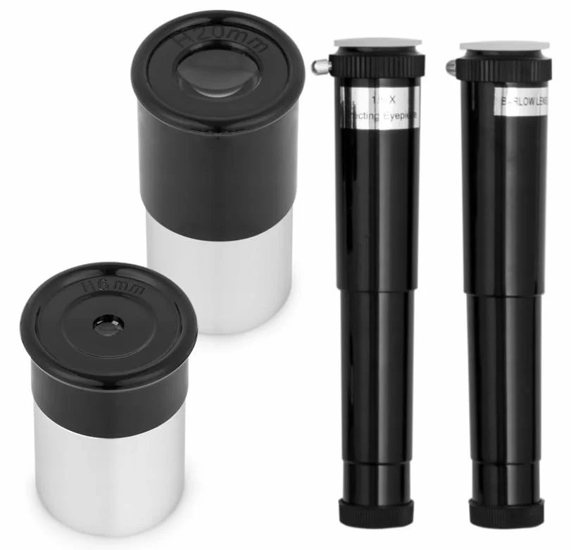 TELESKOP EDUKACYJNY MIRAI OPTICS METEOR F30070M z adapterem do smartfona | Zestaw z filtrami słonecznym i księżycowym | Powiększenie do x150 (Meteor)