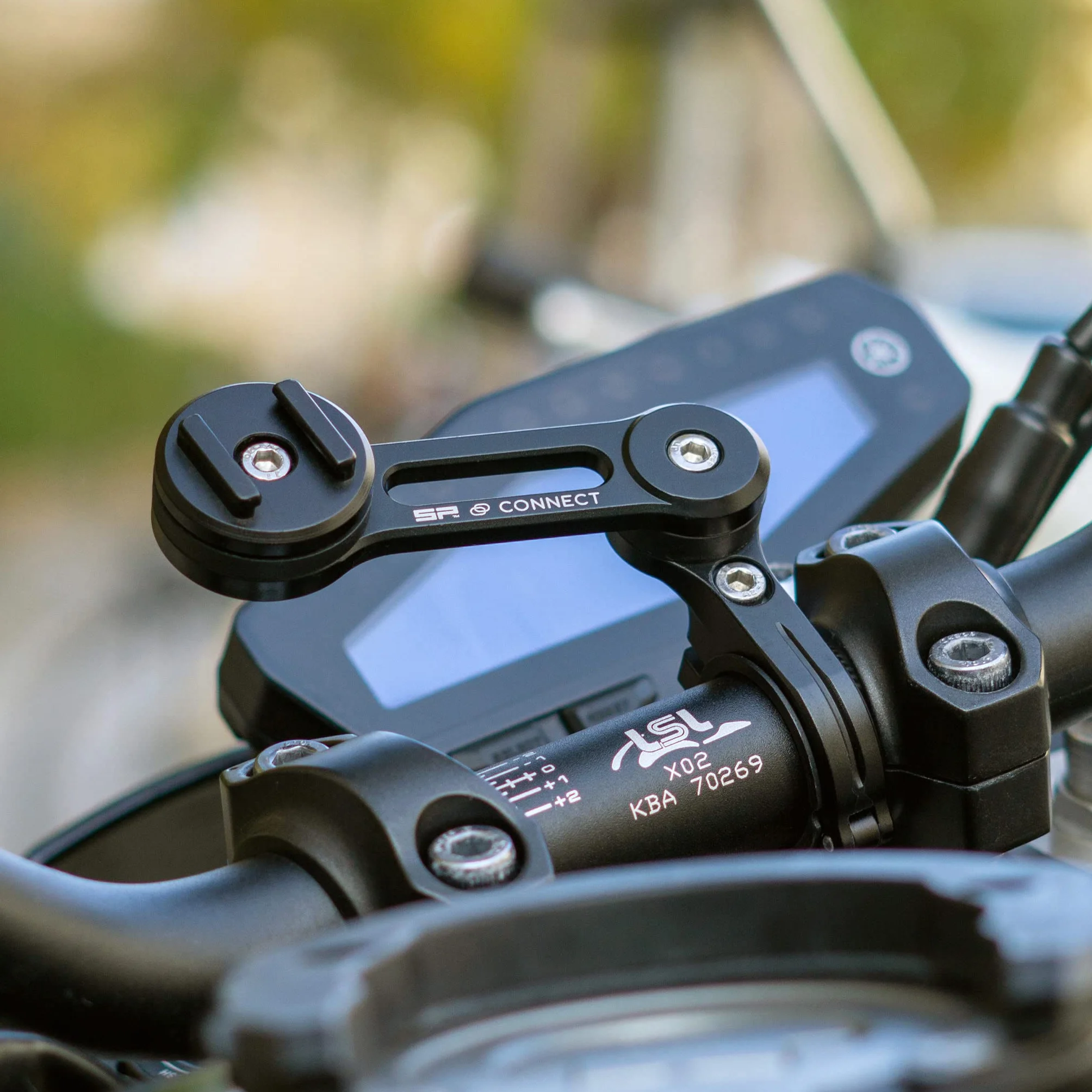 SP CONNECT Uchwyt na telefon komórkowy motocyklowy, wodoszczelny uchwyt na telefon komórkowy do motocykla, motoroweru, skutera, akcesoria do wszystkich smartfonów, takich jak iPhone Samsung, uchwyt na gadżet do nawigacji i telefonu