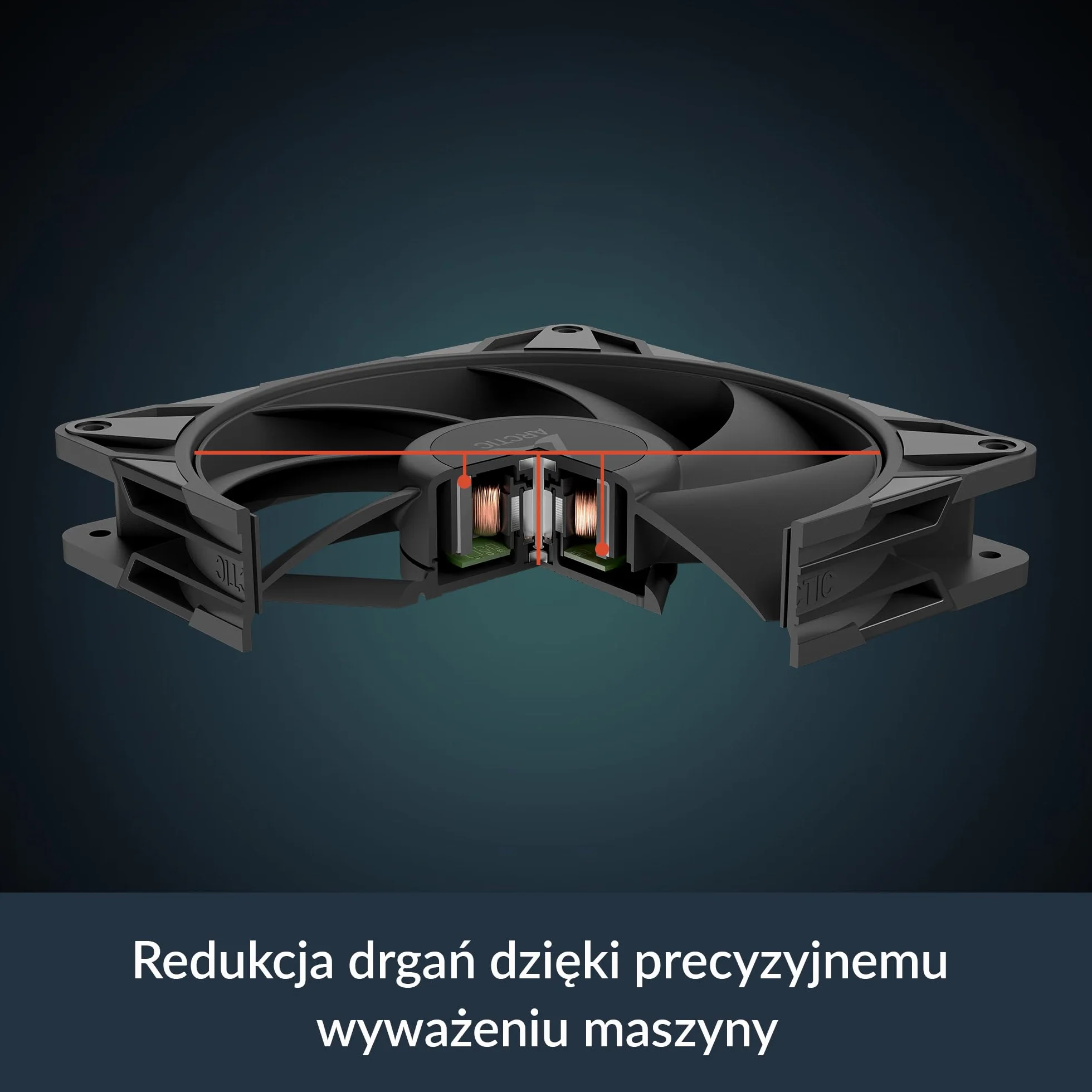 ARCTIC P14 Pro PST PWM 140 mm Wentylator 400-2500 rpm 4-Pin Czarny