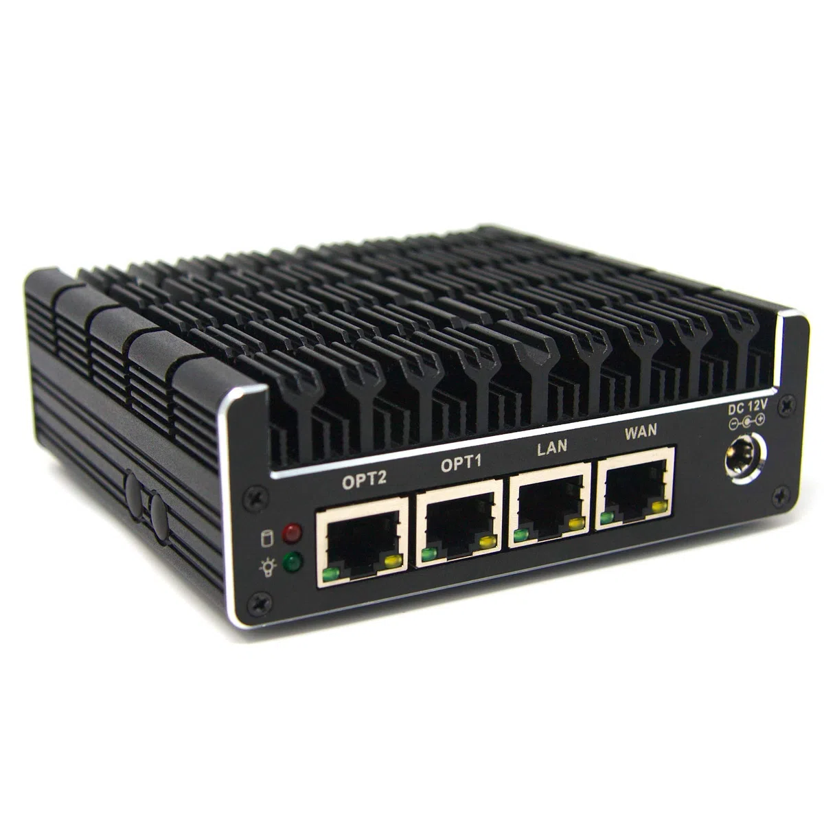 Protectli Vault FW4B - 4 porty, Firewall/Firewall/Mini PC - Intel Quad Core, AES-NI, 8GB RAM, 120GB mSATA SSD