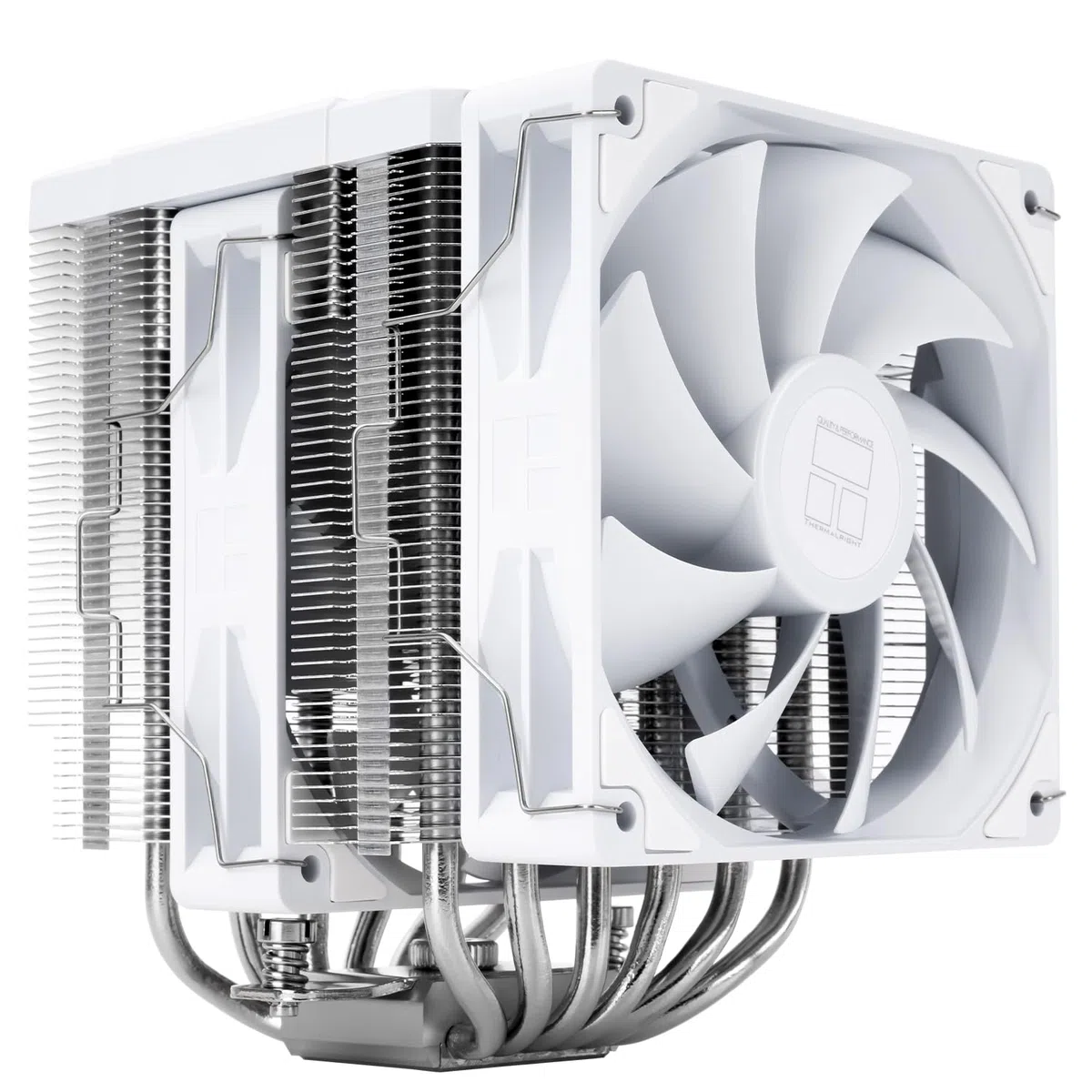 Thermalright Peerless Assassin 120 Chłodzenie CPU, ekran cyfrowy, 6 ciepłowodów, do AM4/AM5, Intel LGA1700/1851/1150/1151/1200, biały