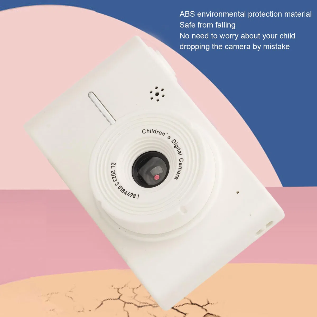 Aparat Cyfrowy 1080P z Dwoma Obiektywami i rozdzielczością 40 MP, Ekranem IPS, Autofokusem, Przyjazny dla środowiska, na świąteczny (WHITE)