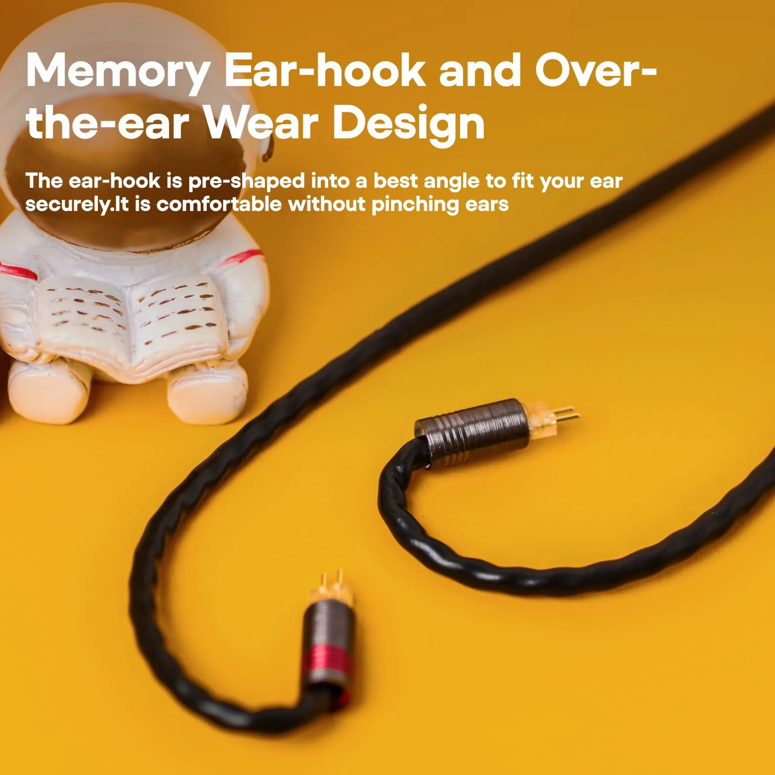 Linsoul DUNU Lyre Mini 24AWG 240-żyłowy, wysokiej czystości, OCC, ulepszony kabel do słuchawek audio HiFi z systemem mini wtyczek Q-Lock, dla muzyków audiofilskich (MMCX)