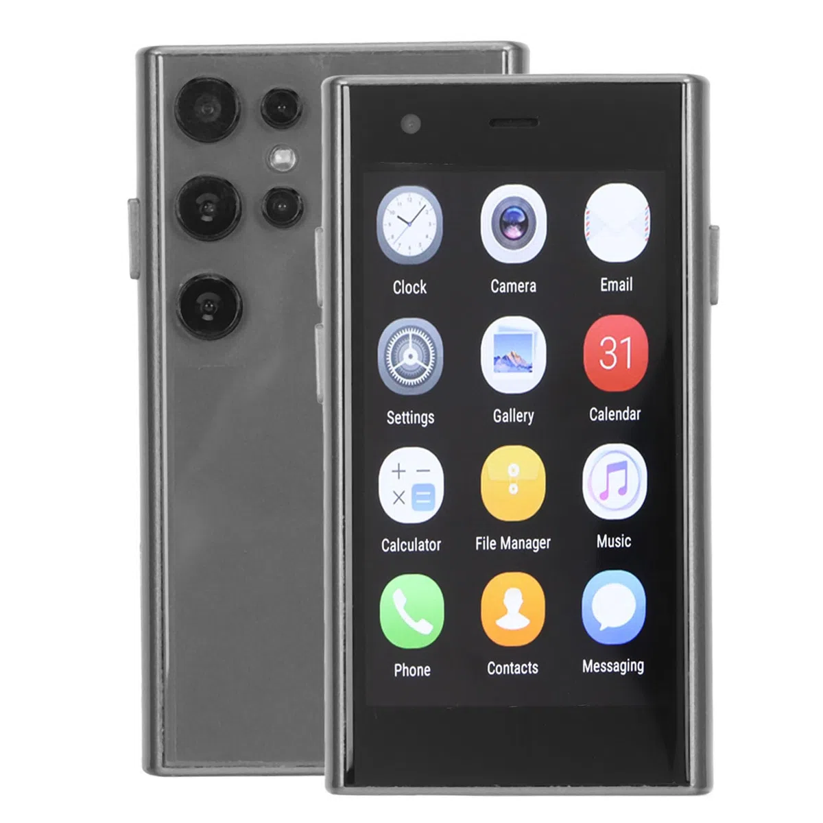 Mały Mini Smartfon, do Telefonu Komórkowego SOYES S23 Pro 3G, Ultracienki Telefon Komórkowy, Wyświetlacz 3 Cale, 2 GB RAM 16 GB ROM, Aparat 0,3 MP 2 MP, dla Systemu Android 8.1