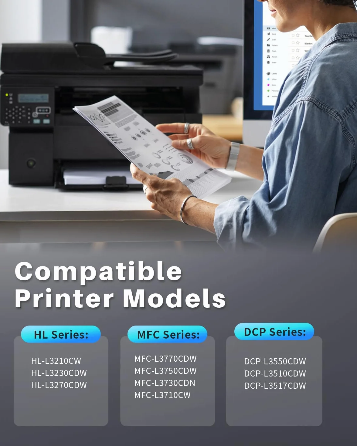 DR-243CL bęben kompatybilny z Brother DR-243CL DR243 DR-243 dla Brother HL-L3210CW L3230CDW L3270CDW MFC-L3710CW L3750CDW L3770CDW L3730CDN DCP-L3550CDW L3510 CDW L3517CDW (4 szt.)