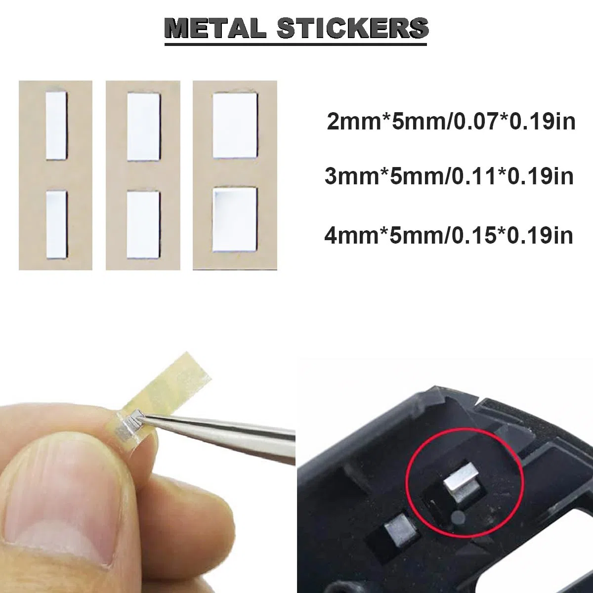 D2FC-F-7N (20 m) moduł Micro Switch D2FC-F-7N przełącznik z wyraźnym kliknięciem z przyciskiem mysz po naprawie, metalowe naklejki do myszy Logitech, Razer, Apple, 10 sztuk